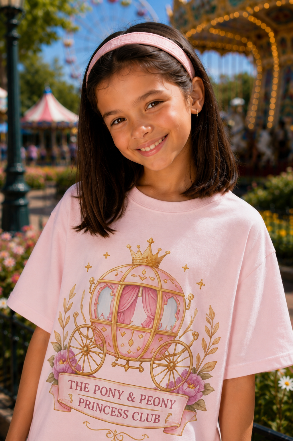 PINK CHARIOT - OVERSIZED PINK T-SHIRT
