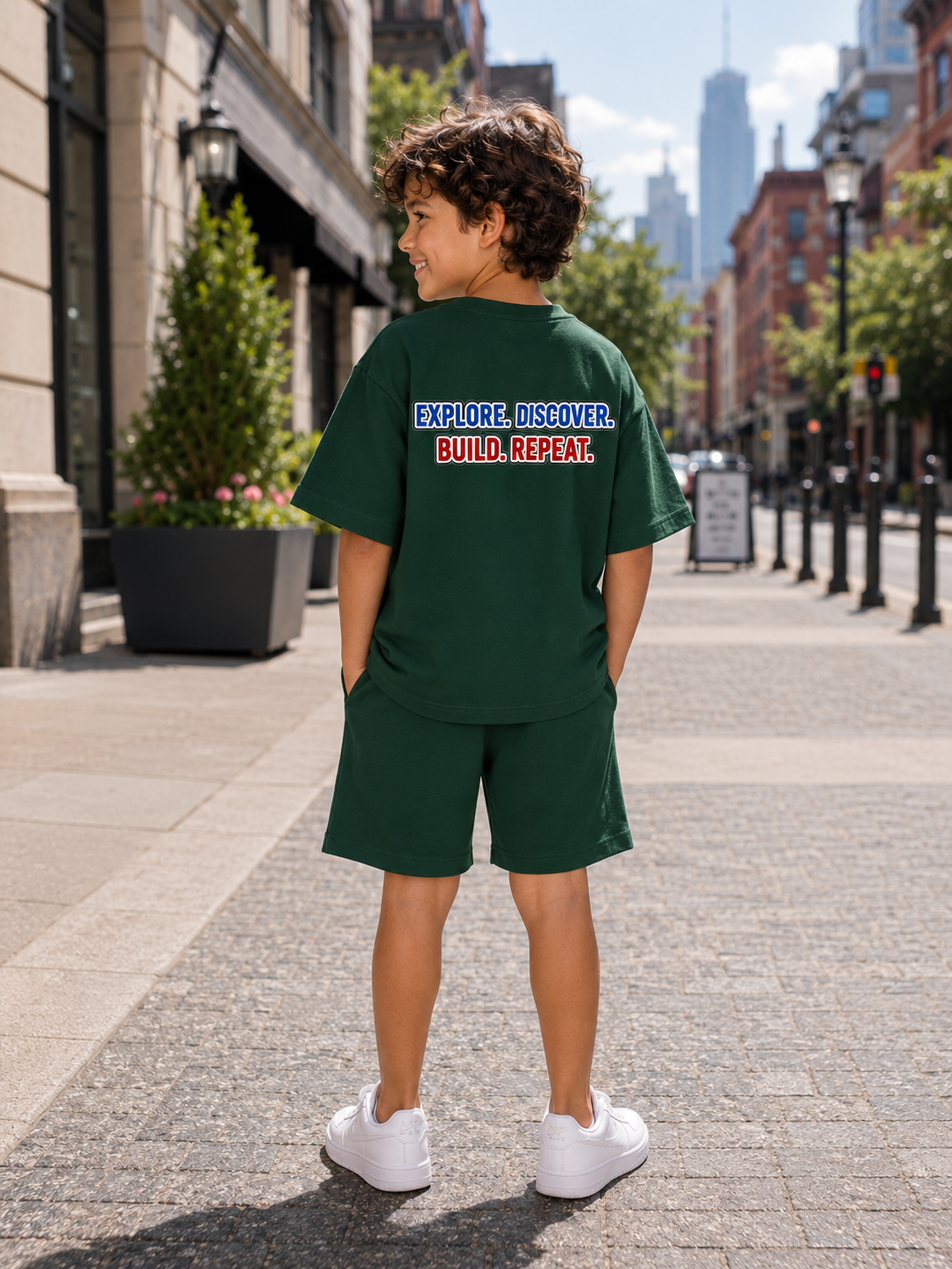 OVERSIZED GREEN DINO CO-ORD