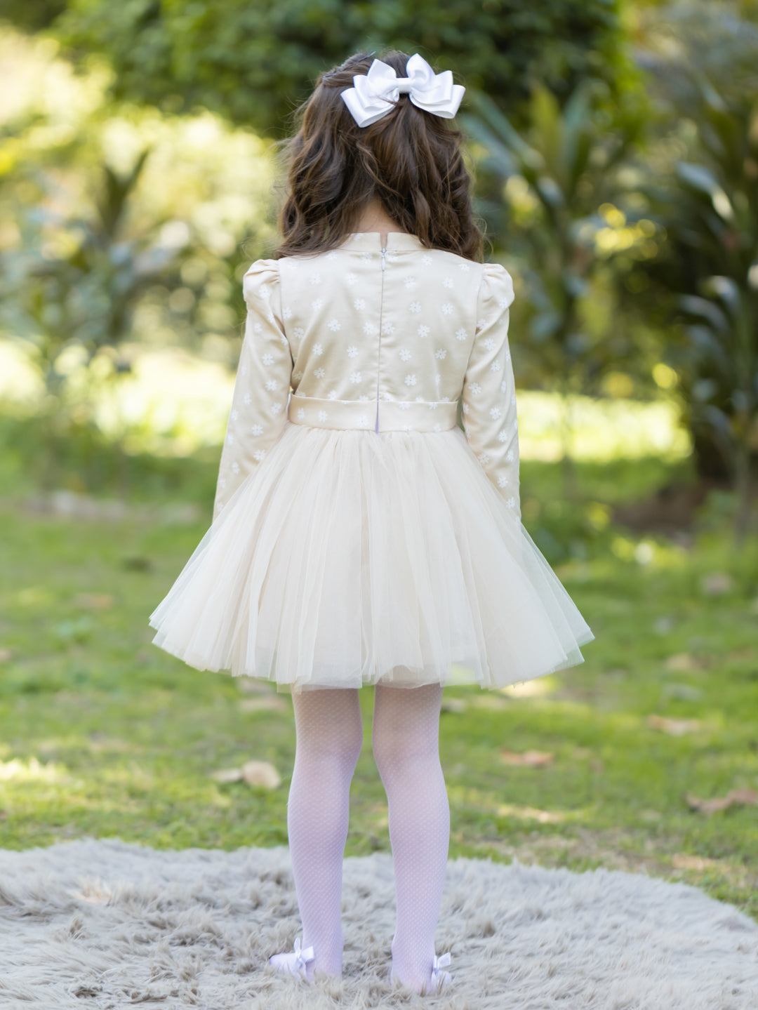 Fawn Daisy Dress - Full Sleeves