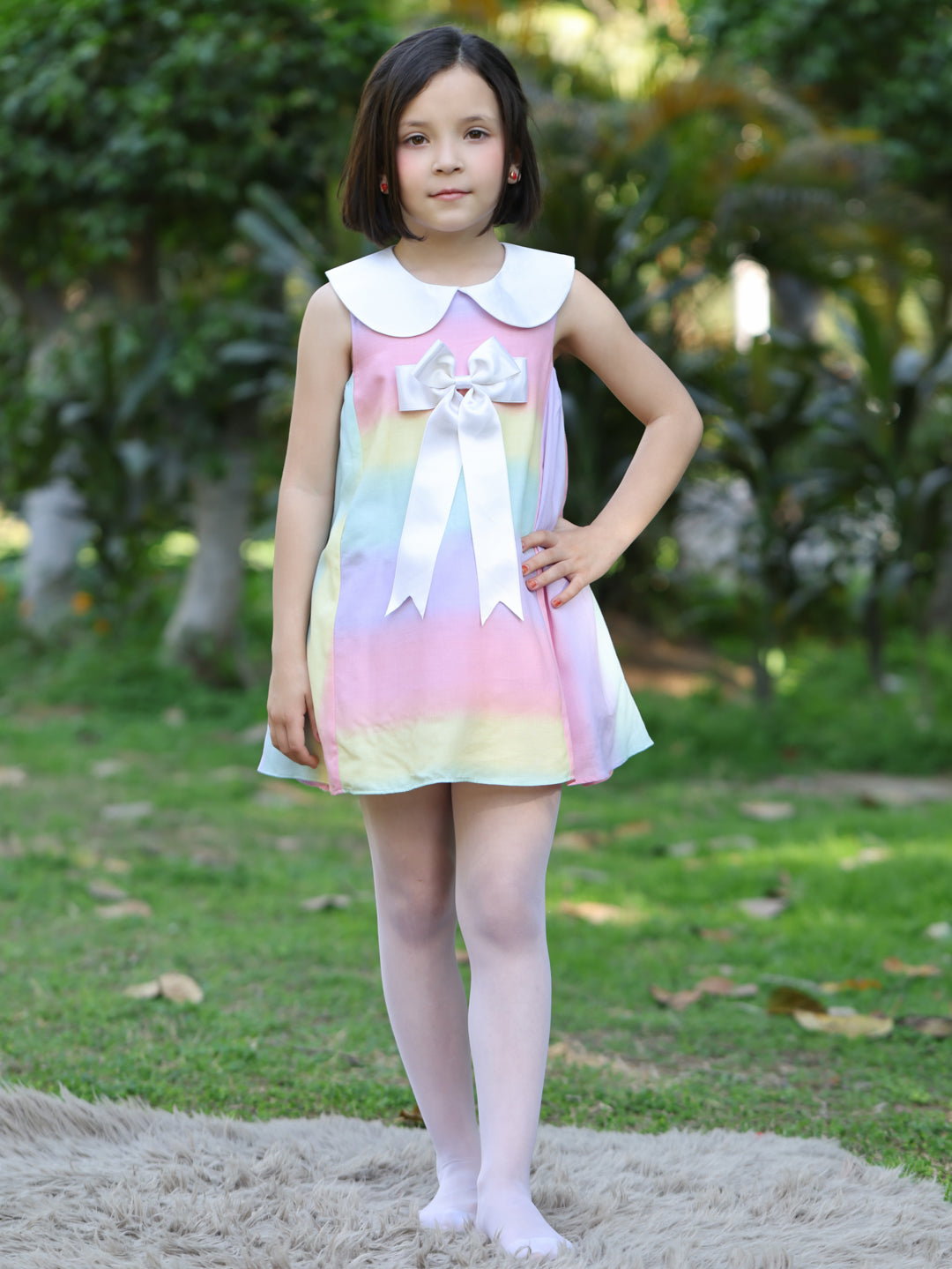 Rainbow Sleeveless Dress