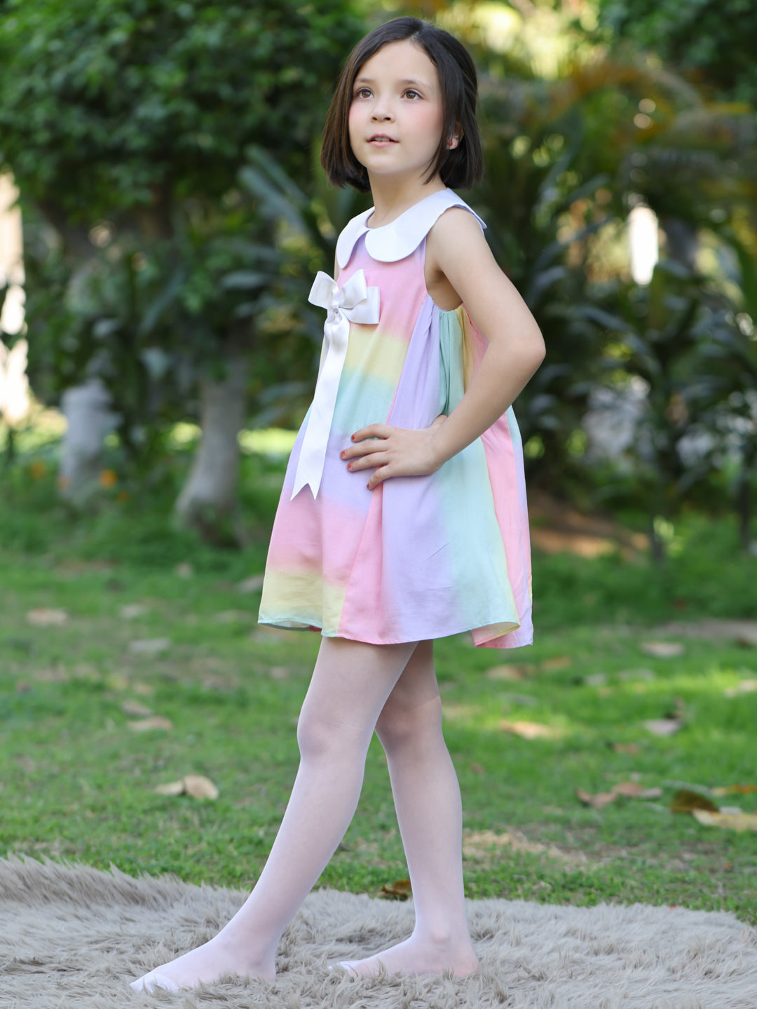 Rainbow Sleeveless Dress