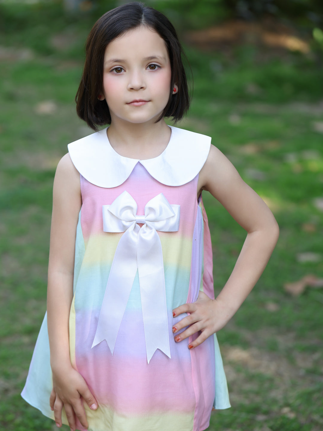 Rainbow Sleeveless Dress