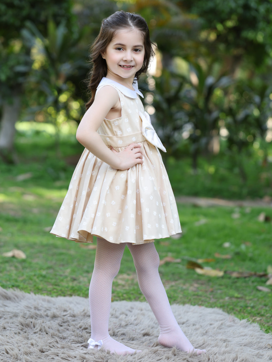 Fawn Daisy Dress - Sleeveless