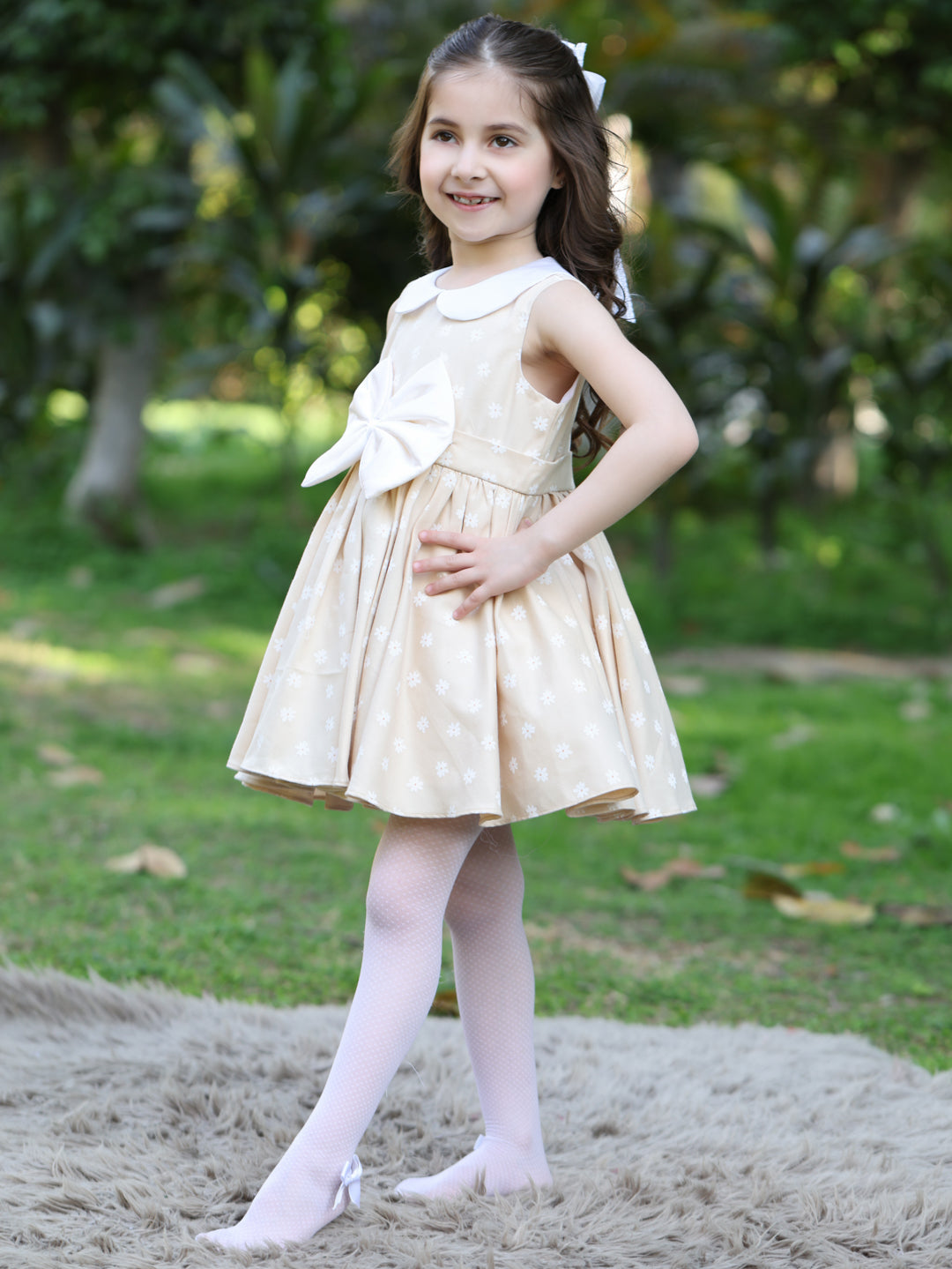 Fawn Daisy Dress - Sleeveless