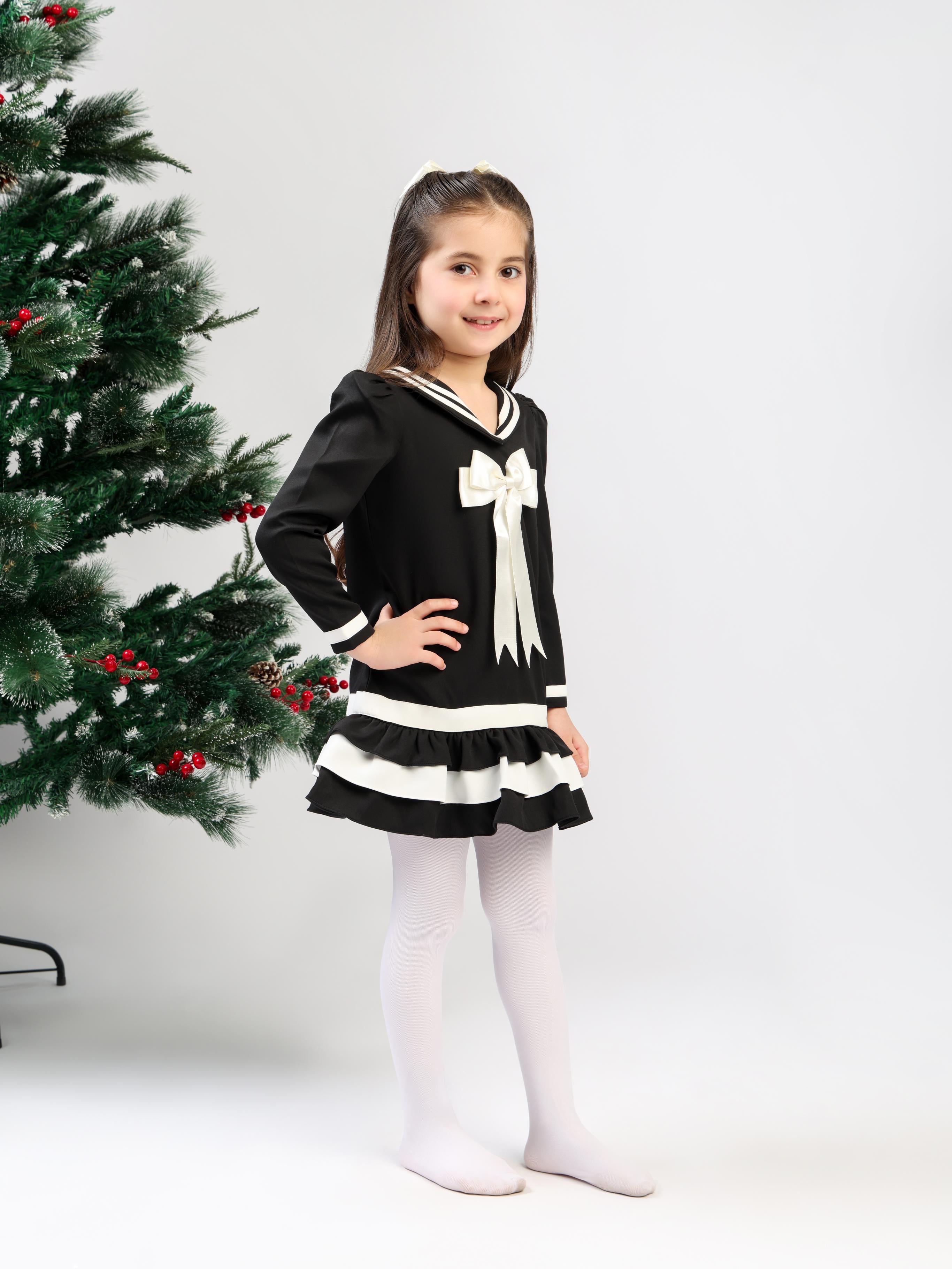 SAILOR BLACK DRESS - FULL SLEEVES