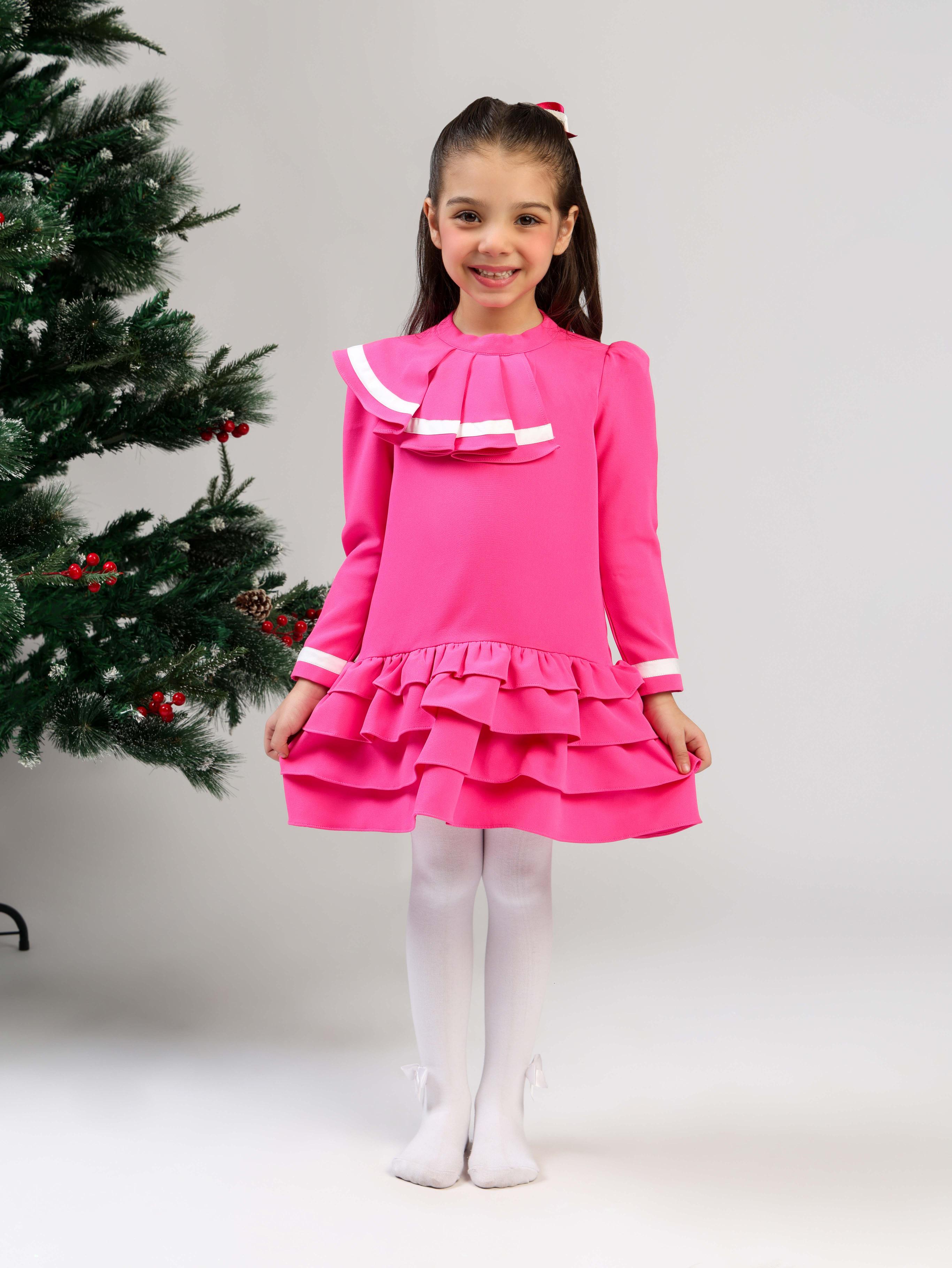 COCO PINK DRESS - FULL SLEEVES