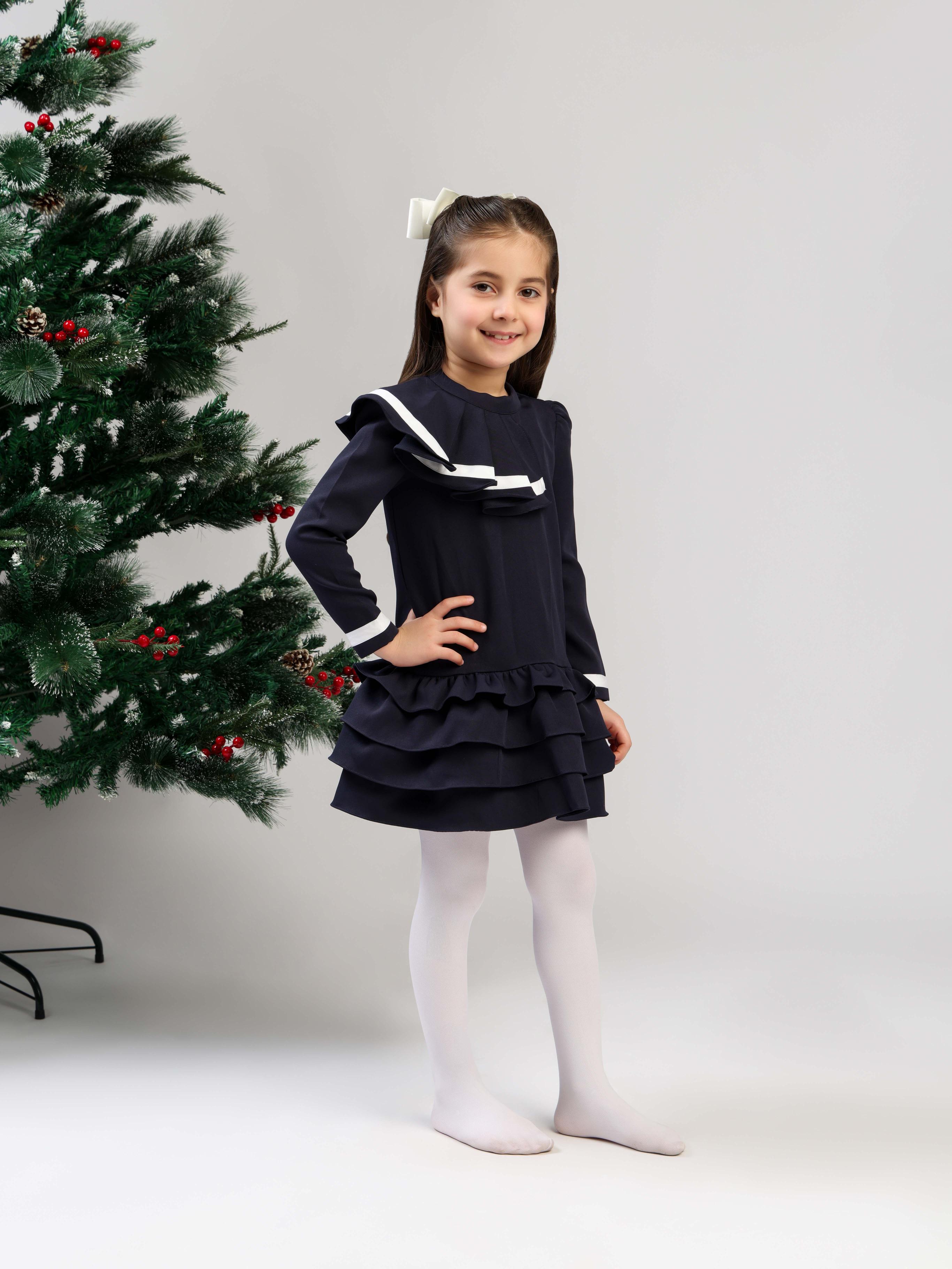 COCO NAVY DRESS - FULL SLEEVES