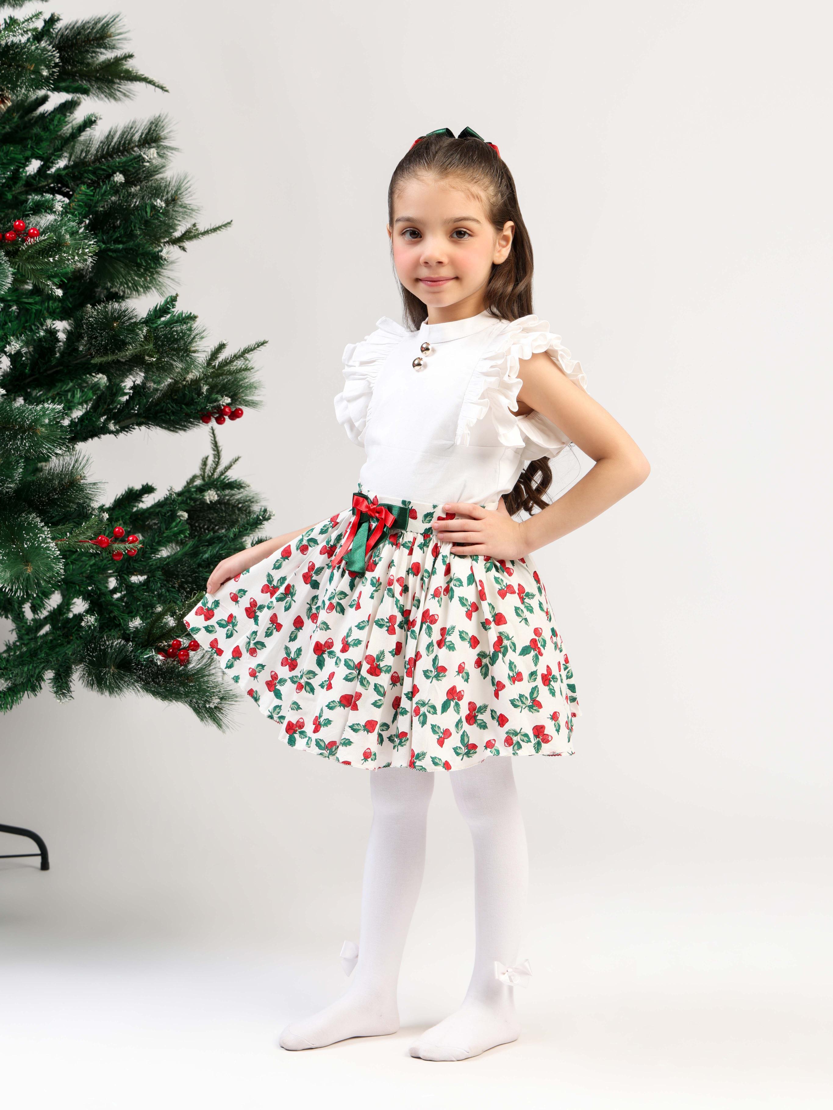 STRAWBERRY SKIRT SET