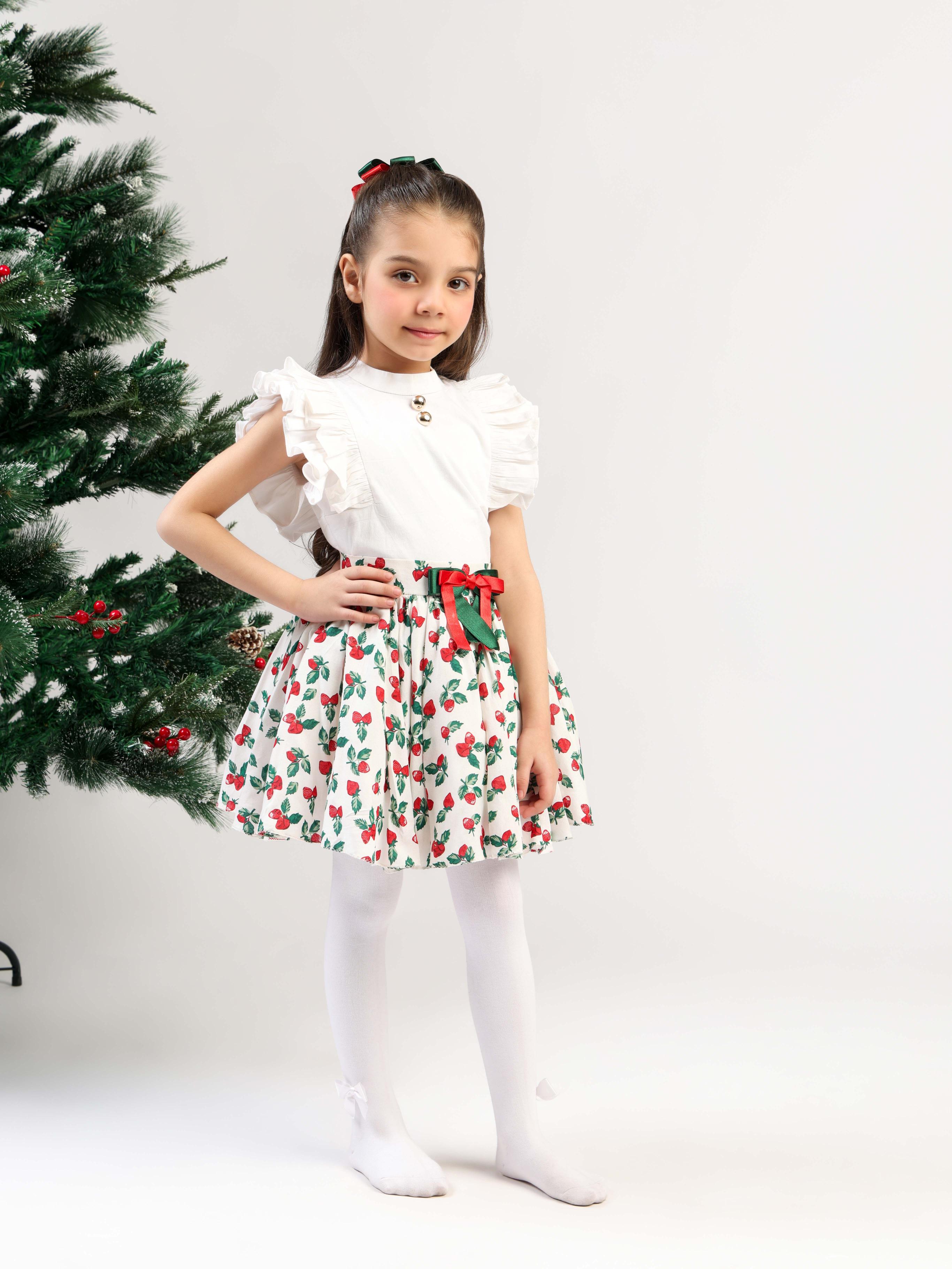 STRAWBERRY SKIRT SET