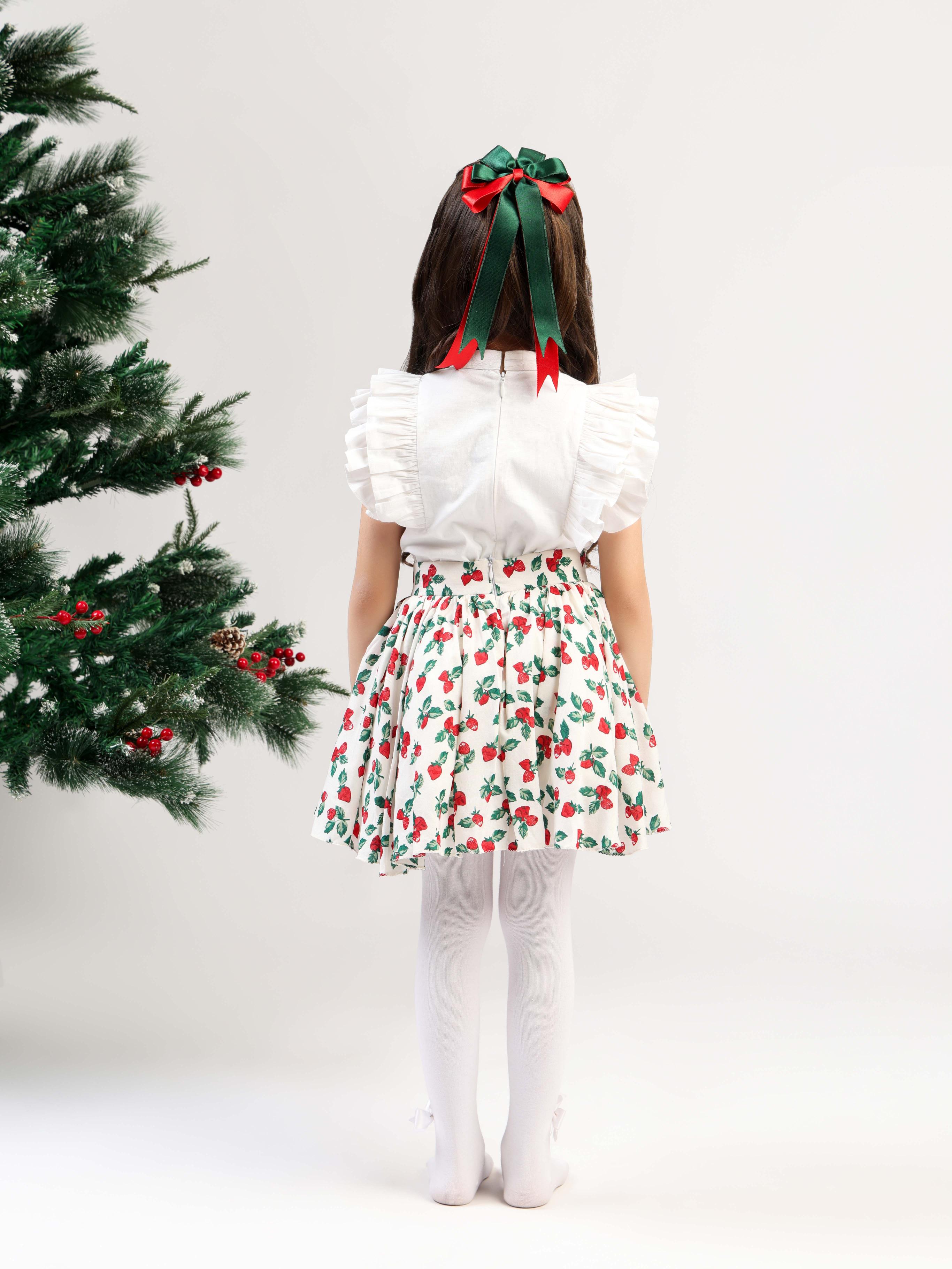 STRAWBERRY SKIRT SET