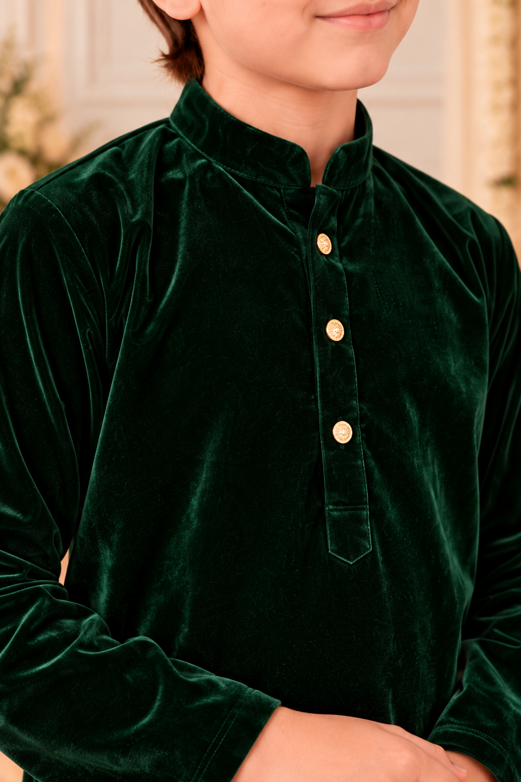 GREEN VELVET SET