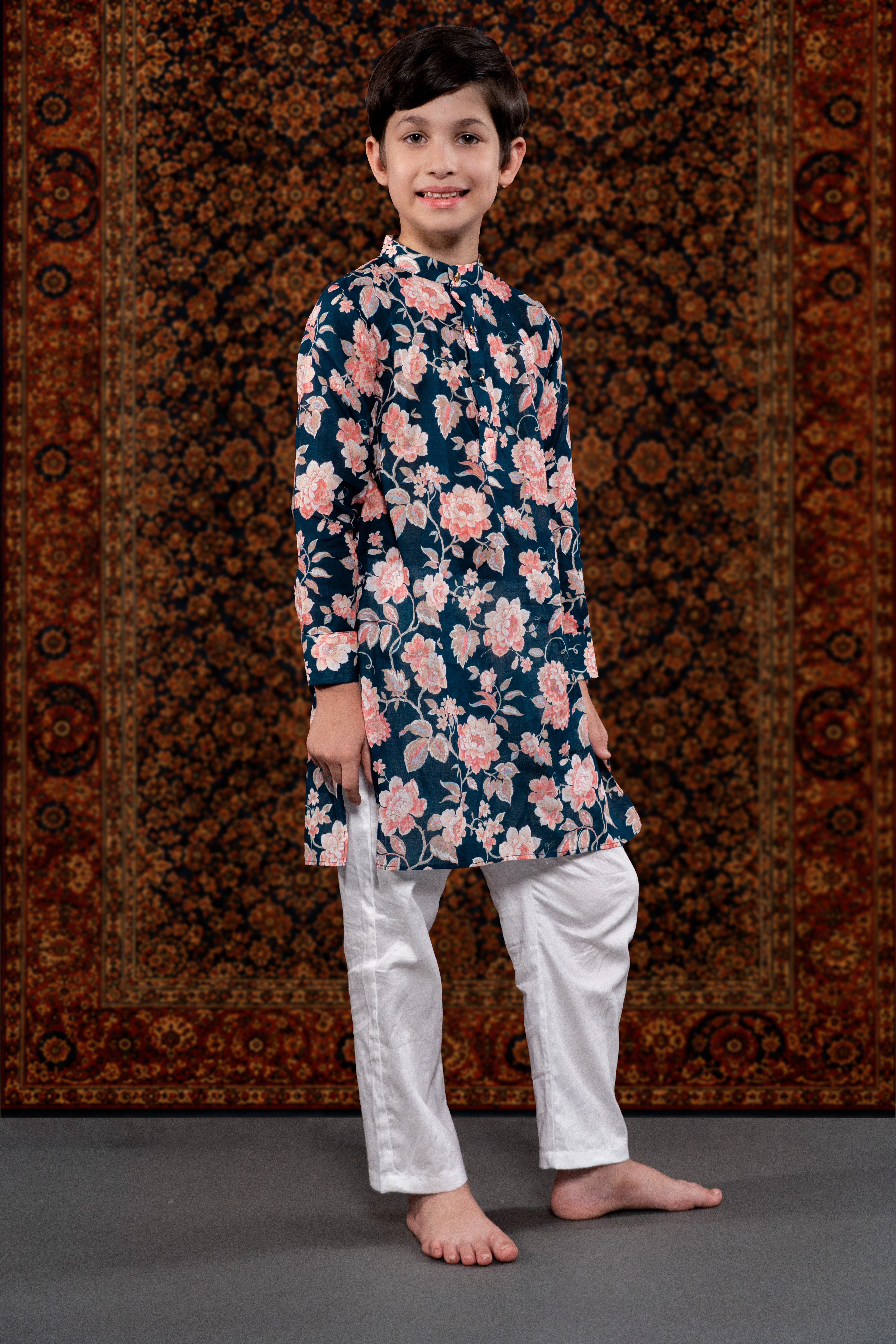 TEAL SUR KURTA SET