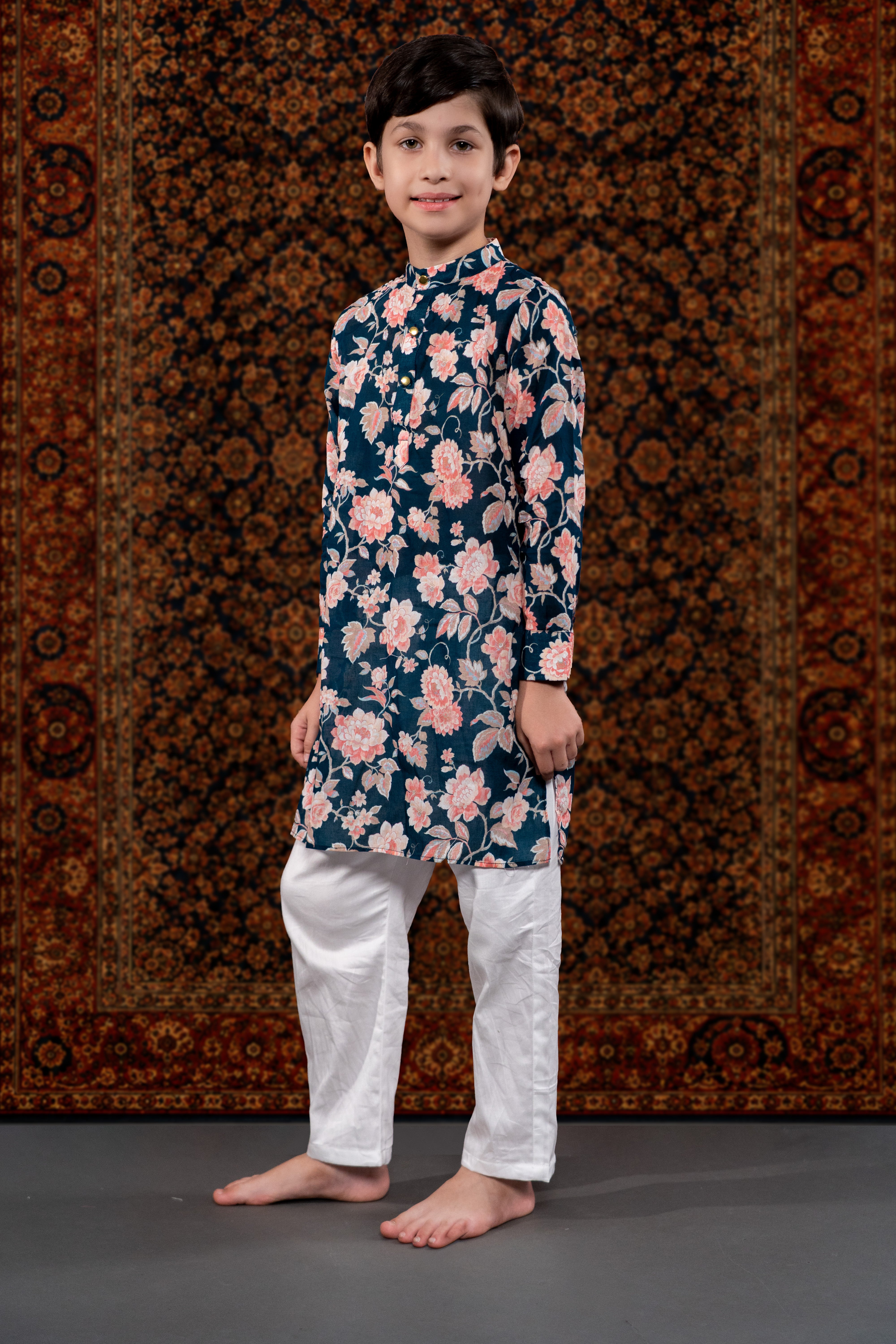 TEAL SUR KURTA SET