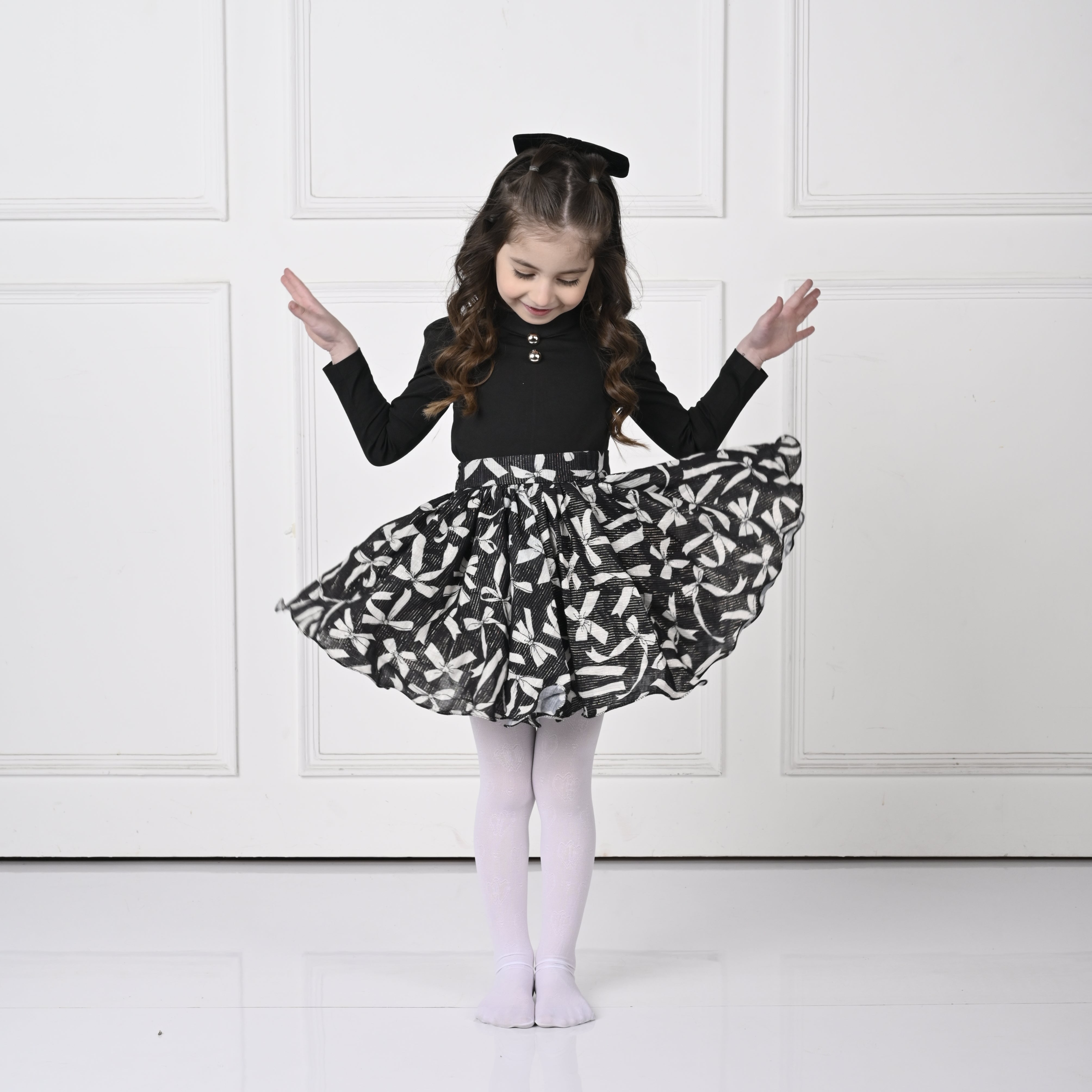 Black Bow Skirts