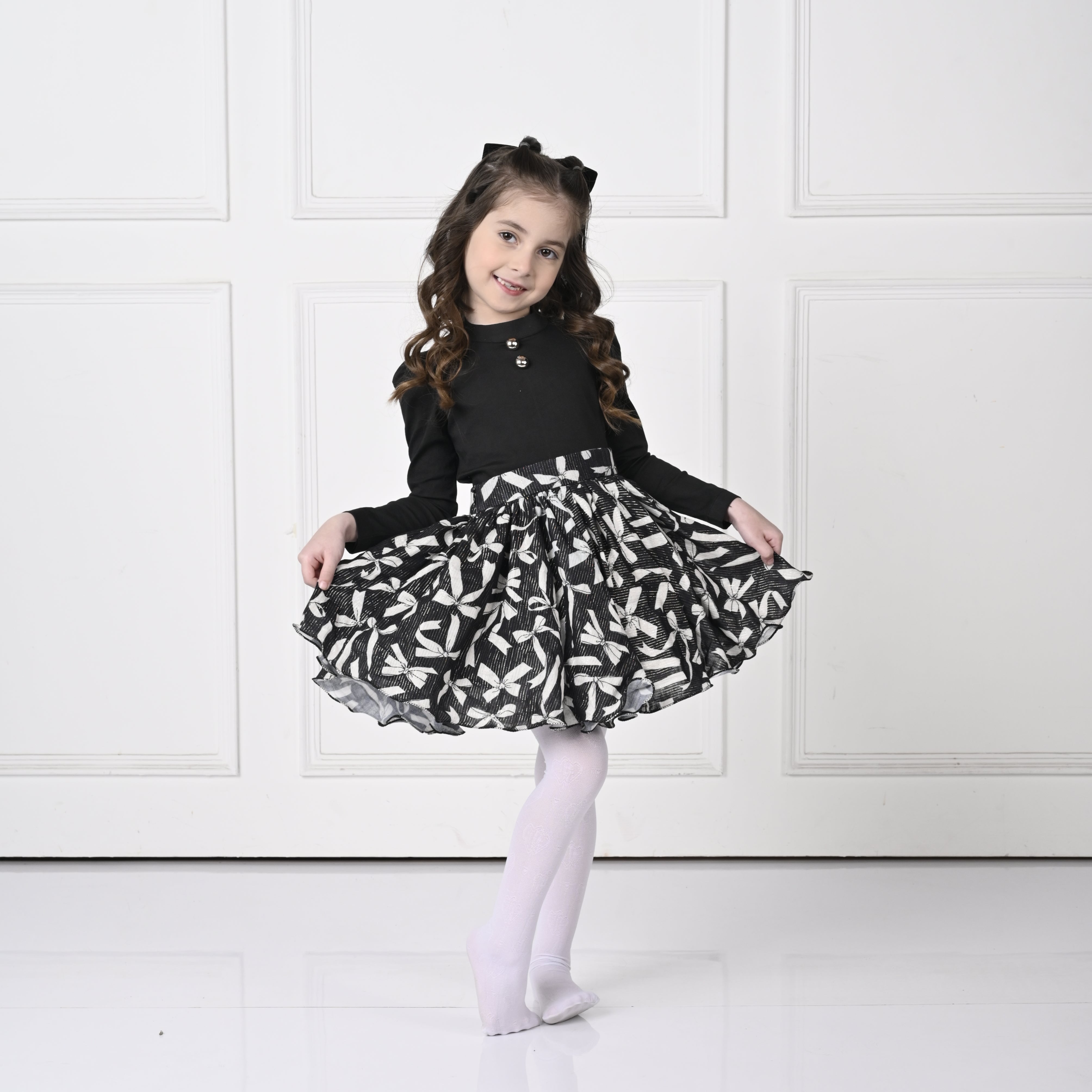 Black Bow Skirts
