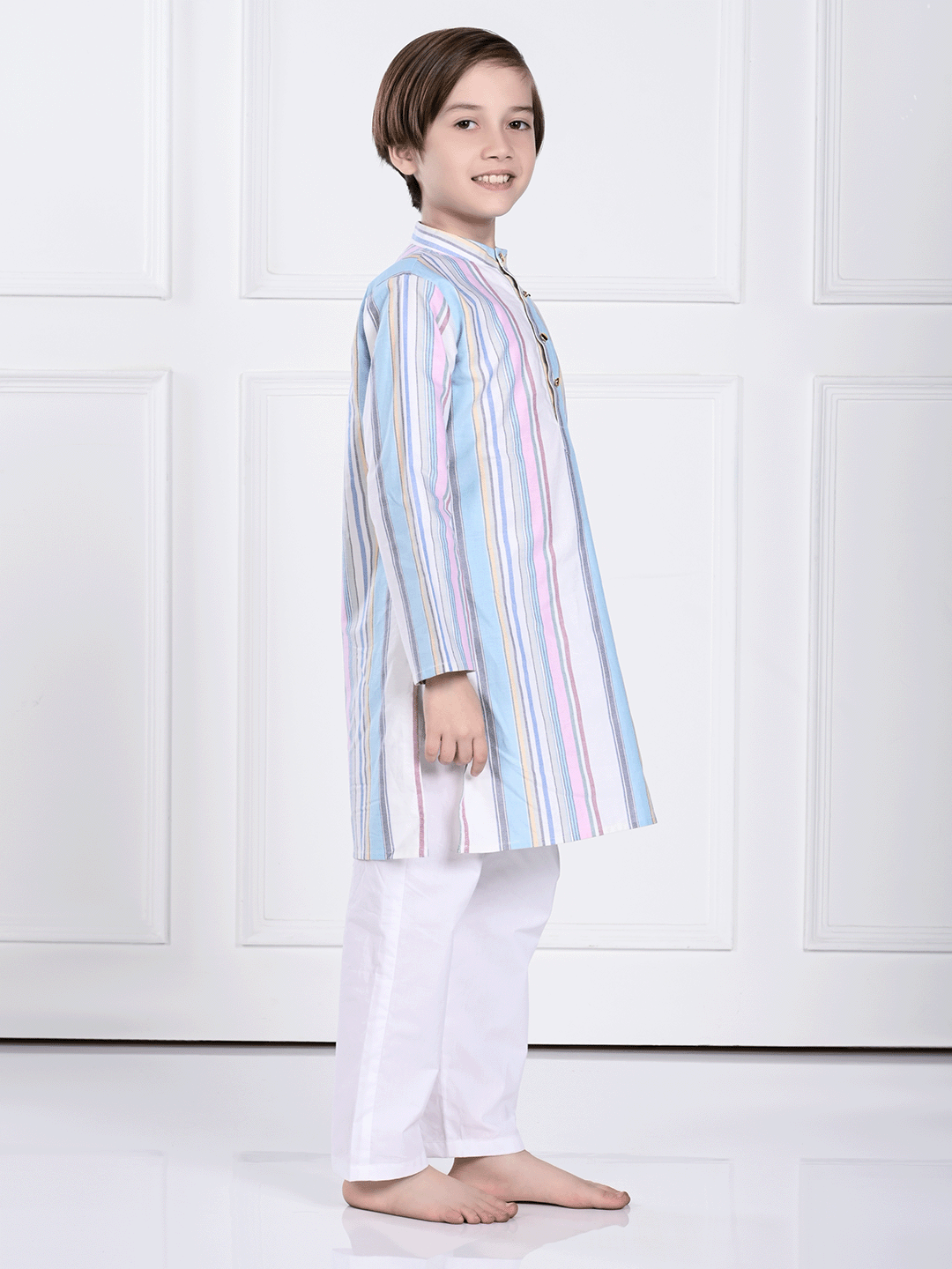 Ekam - Striped Kurta Pajama Set Sale