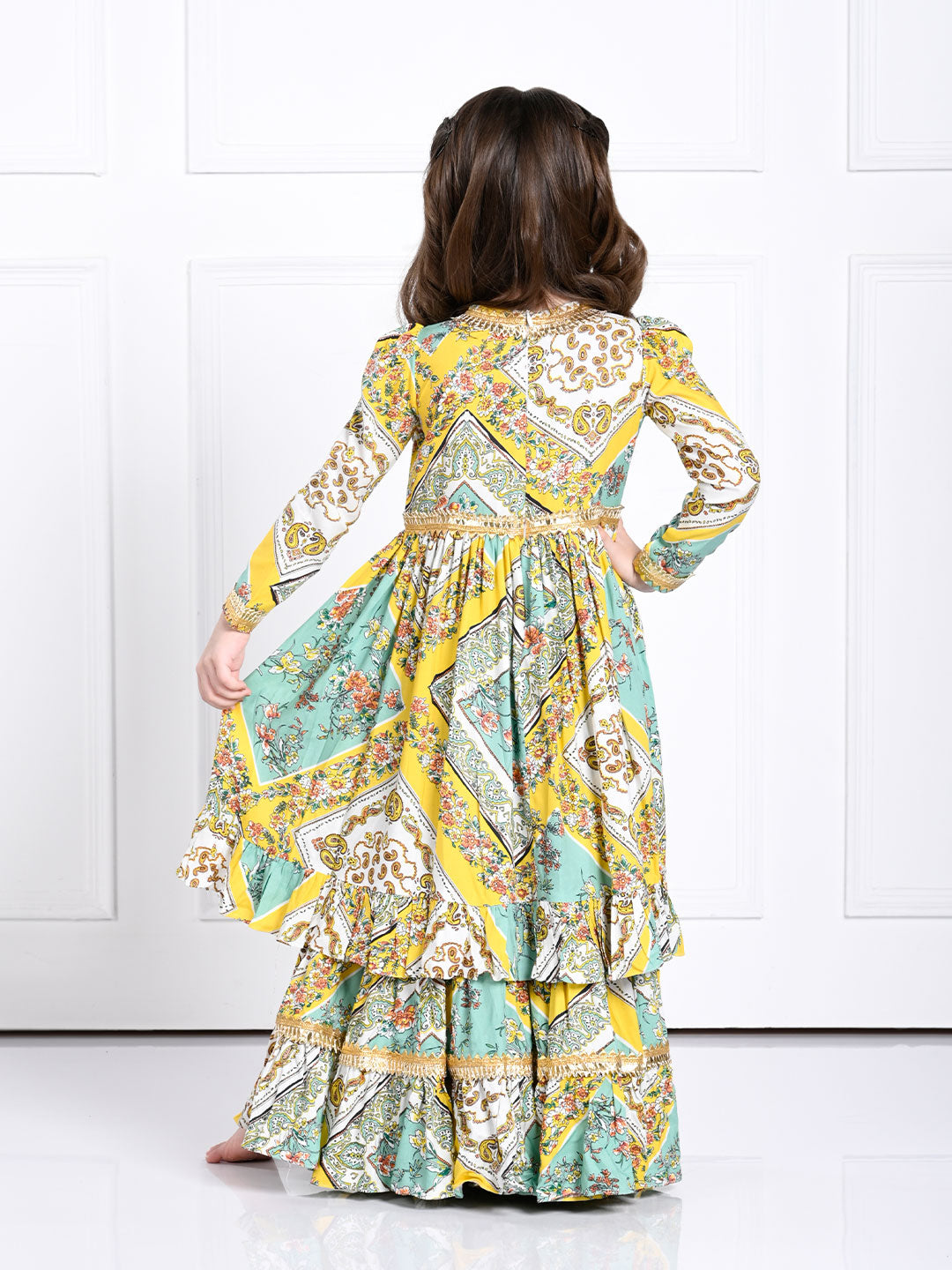 Aariana Suit Set - A Yellow Suit for Girls