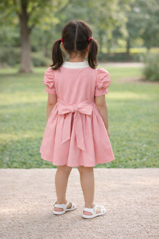 PINK DENIM DRESS