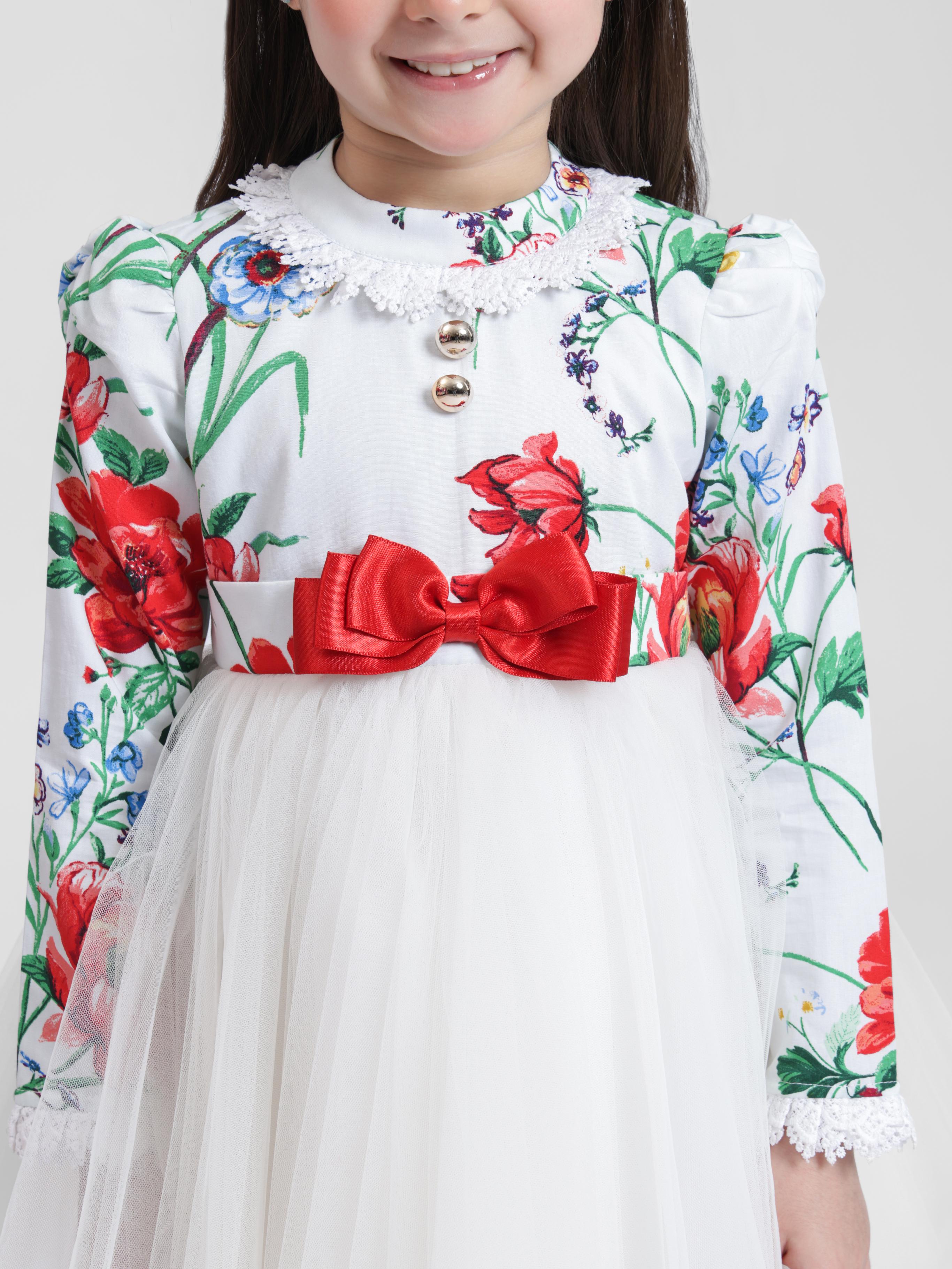 WHITE ROSE DRESS