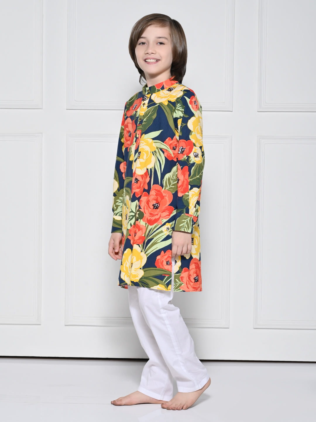 Navy floral
