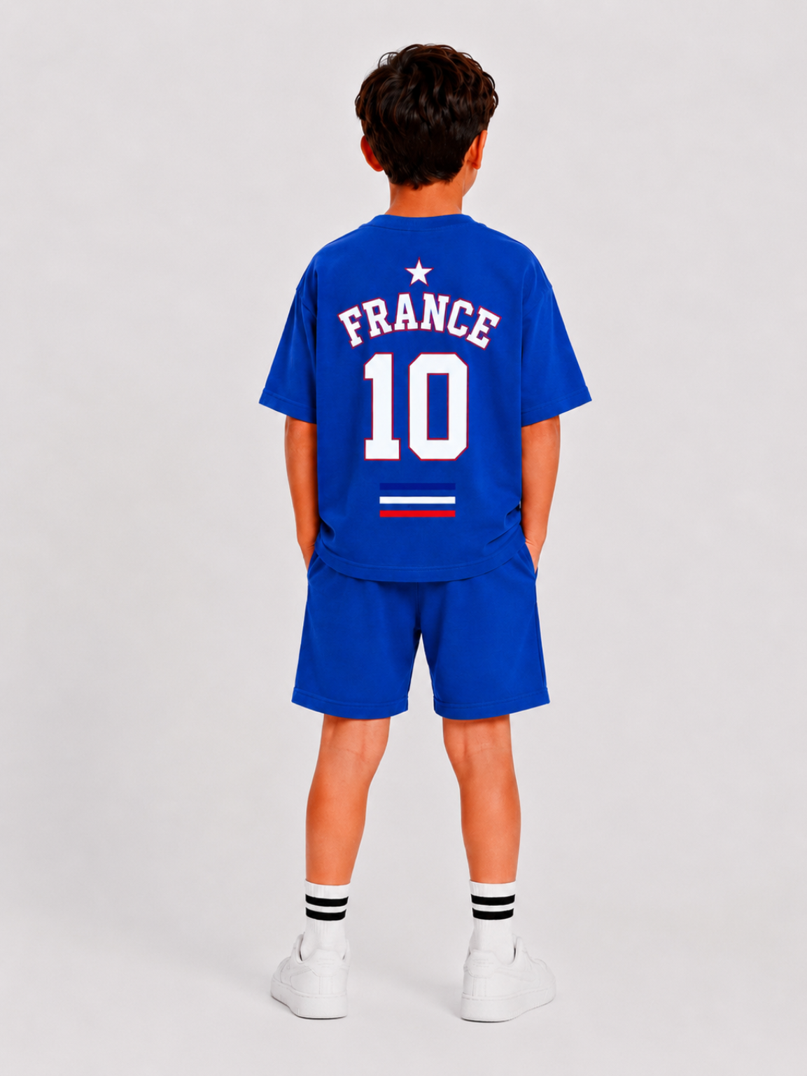FRANCE - OVERSIZED ROYAL BLUE CO-ORD SET