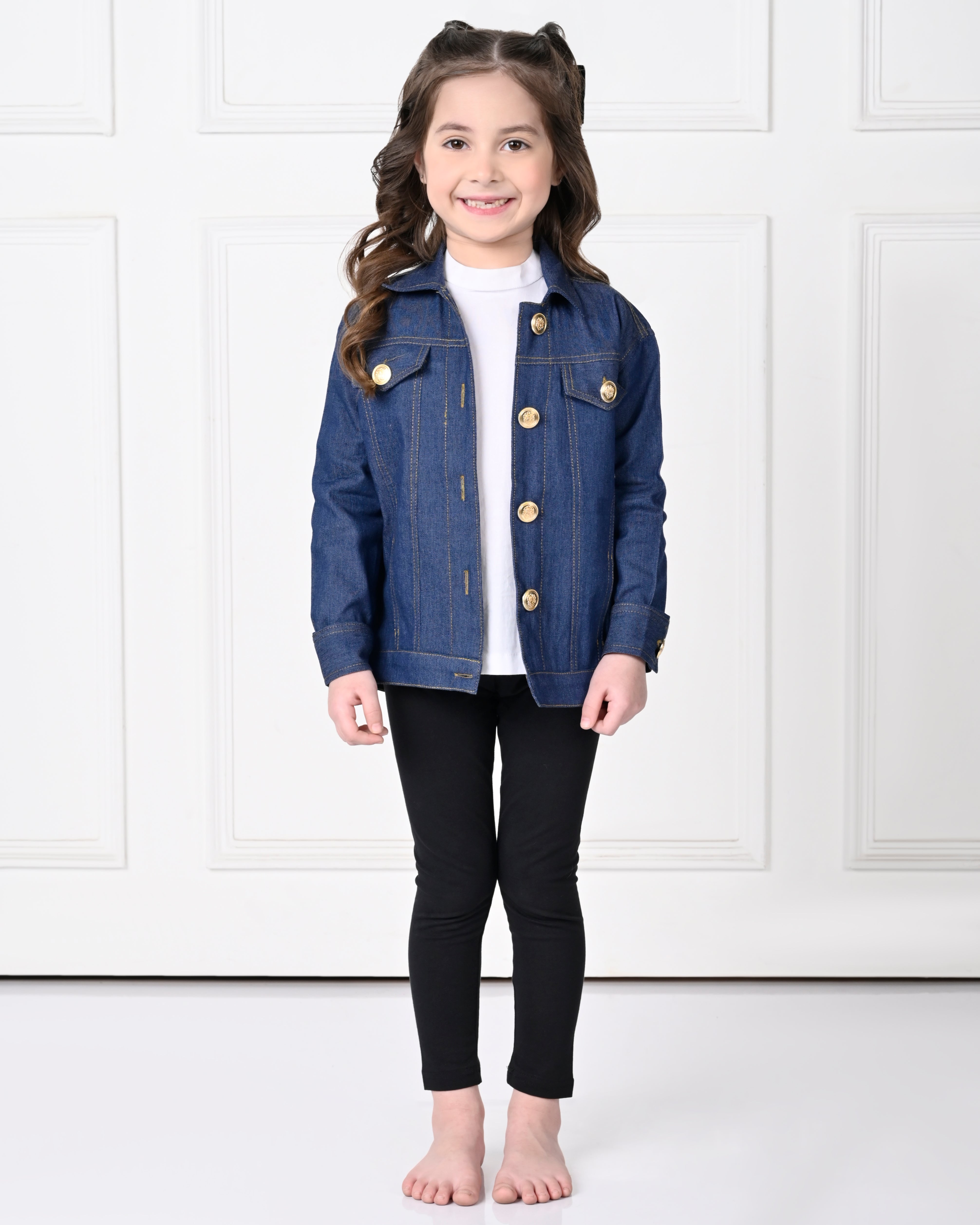 Dark Blue Over Size Full Sleeve Denim Jacket