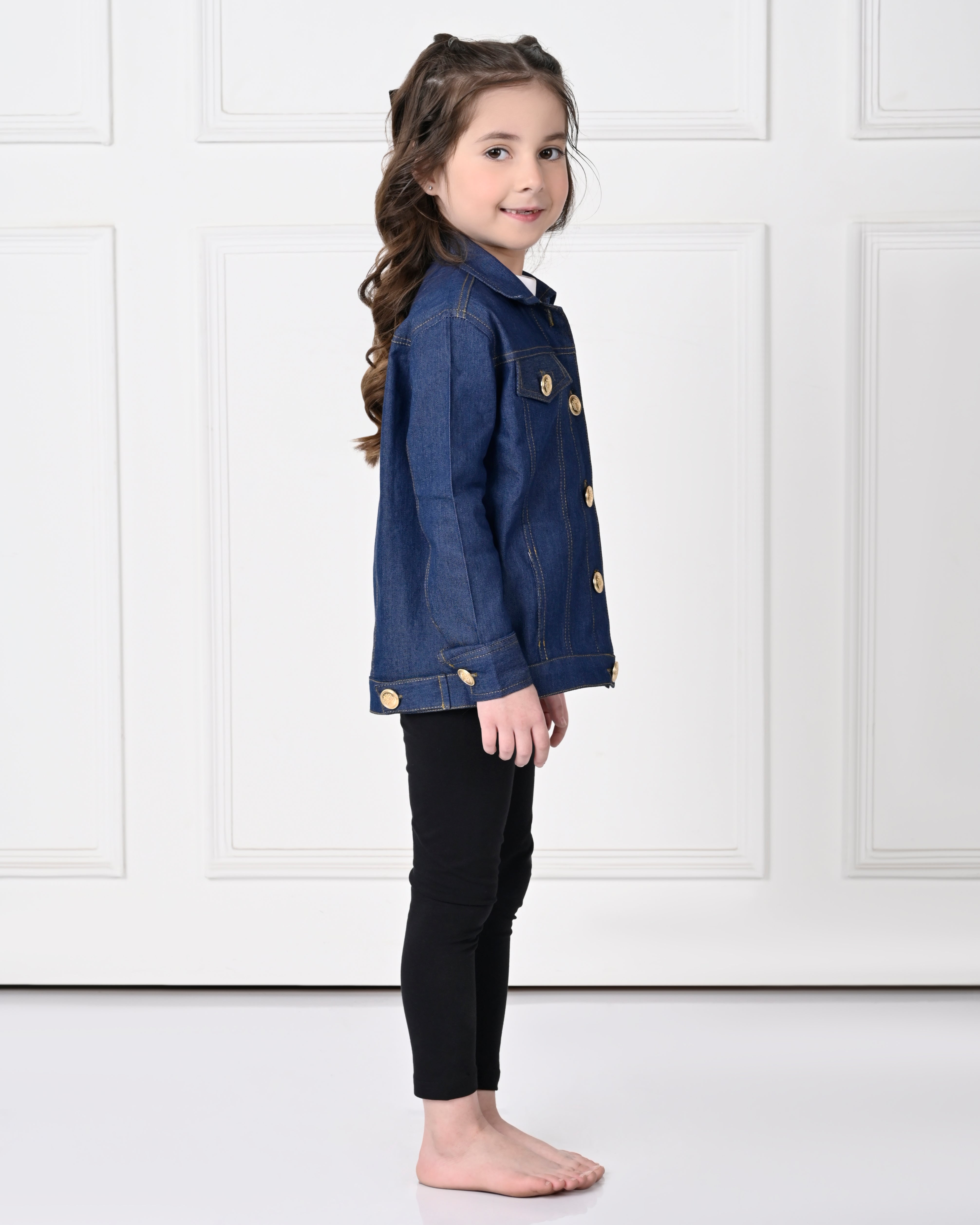 Dark Blue Over Size Full Sleeve Denim Jacket