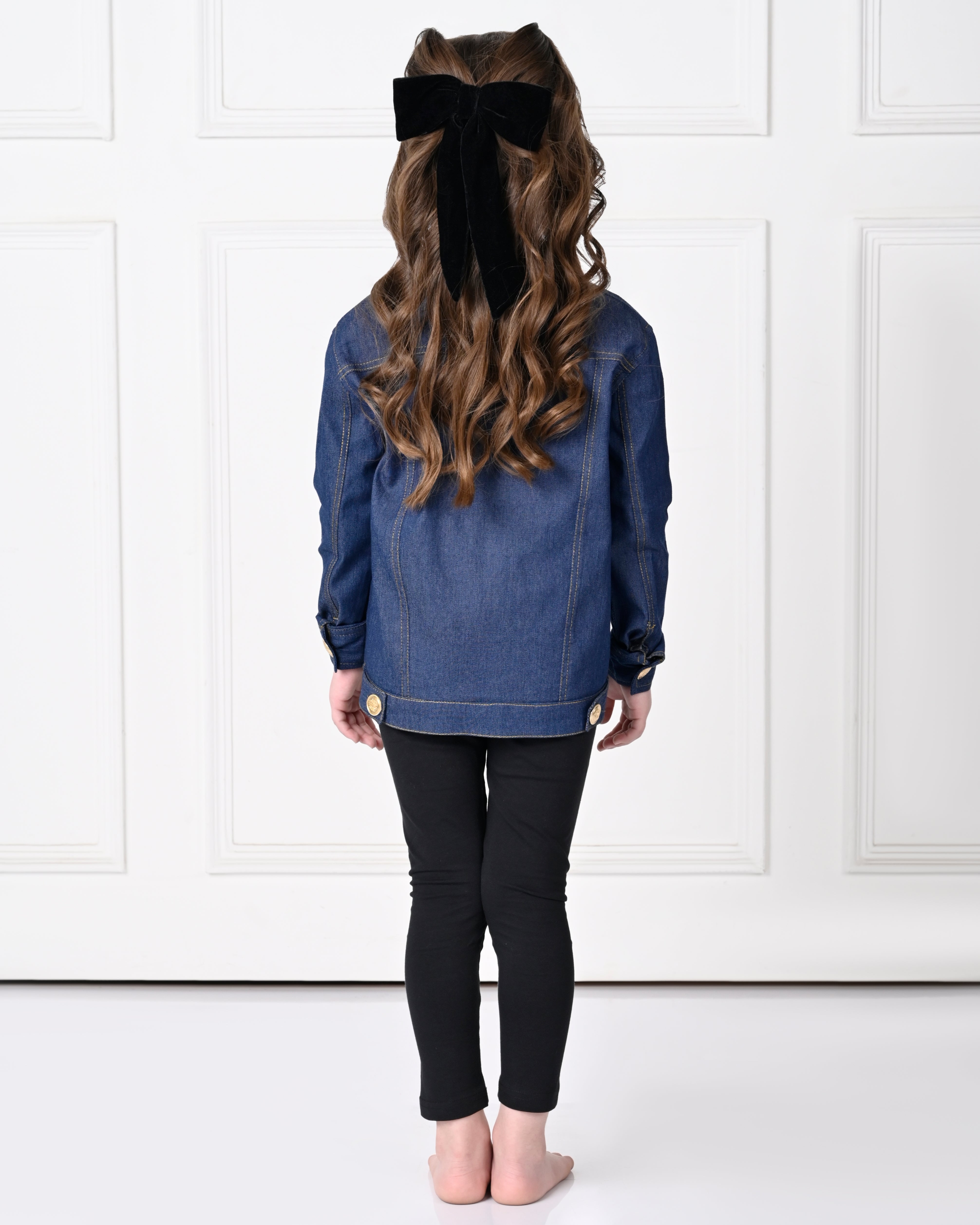 Dark Blue Over Size Full Sleeve Denim Jacket