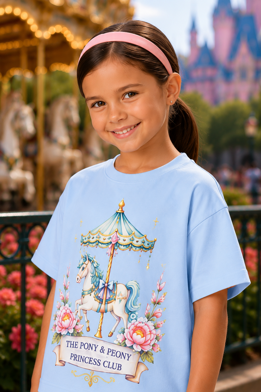 OVERSIZED LIGHT BLUE CAROUSEL CO-ORD SET
