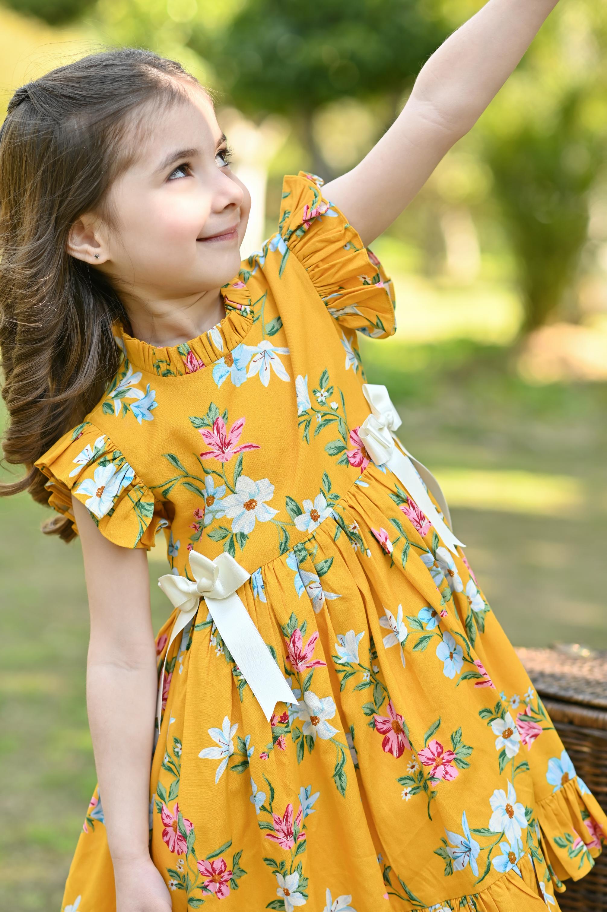 YELLOW POPPY DRESS