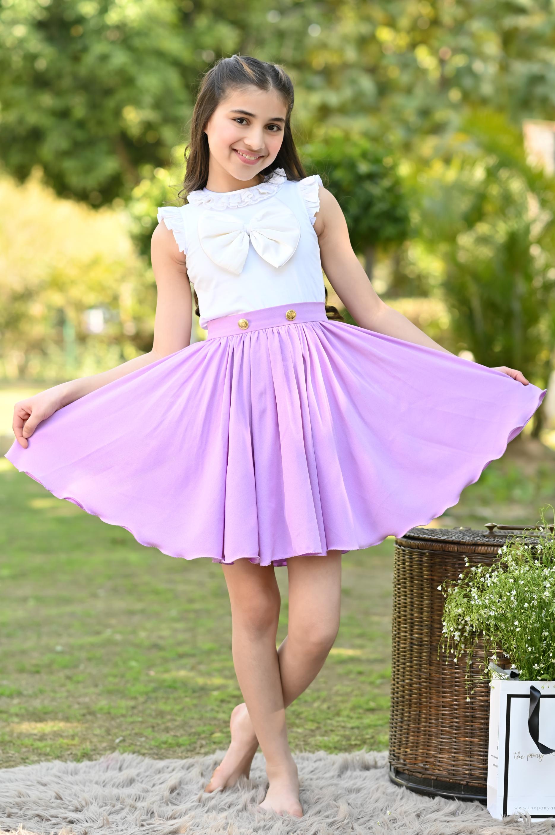 LIGHT MAUVE SKIRT