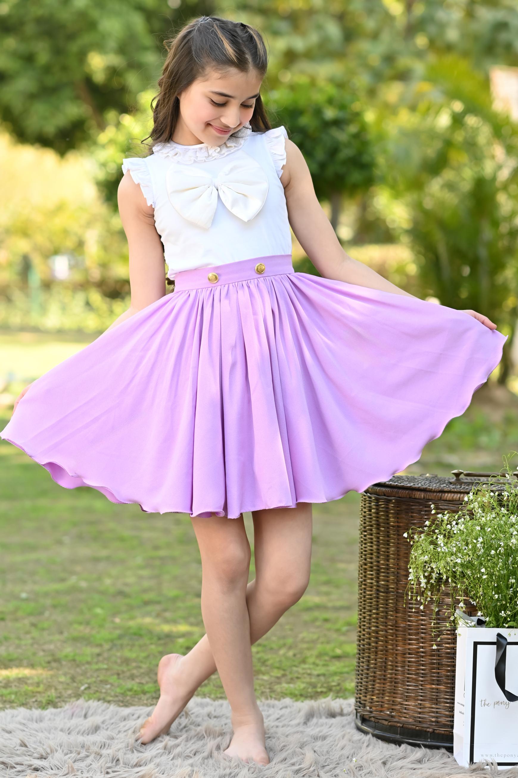 LIGHT MAUVE SKIRT