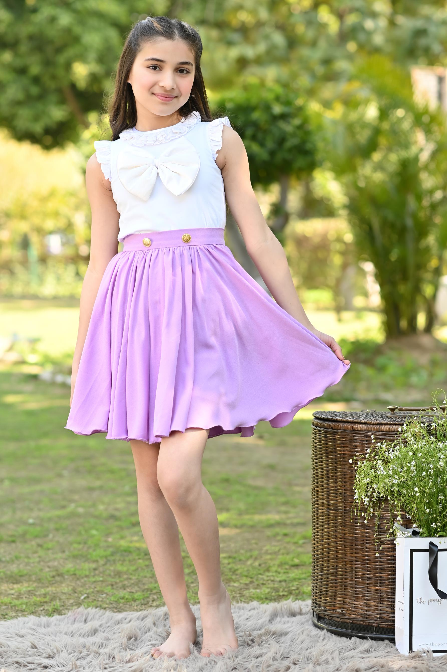 LIGHT MAUVE SKIRT