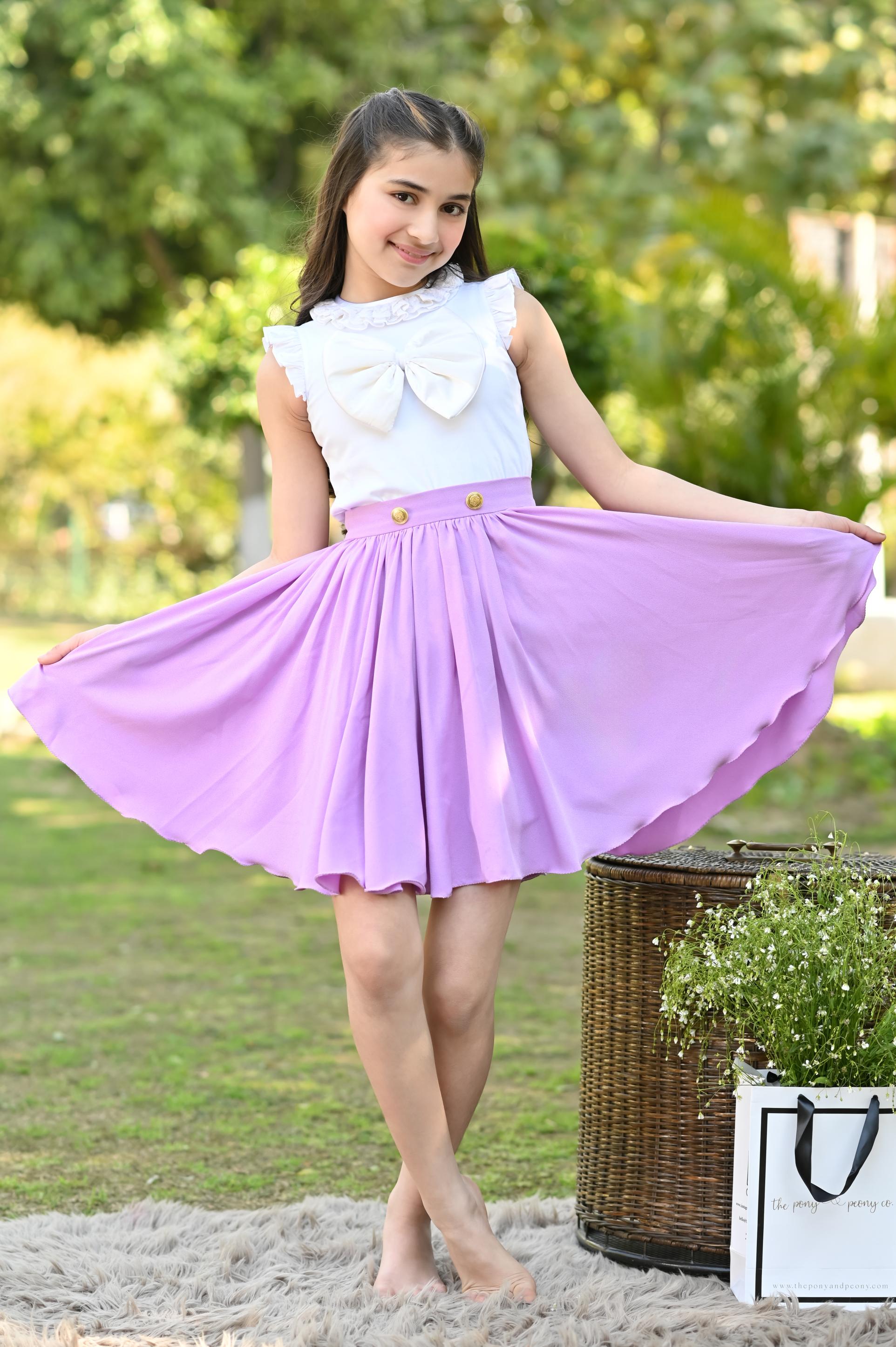 LIGHT MAUVE SKIRT