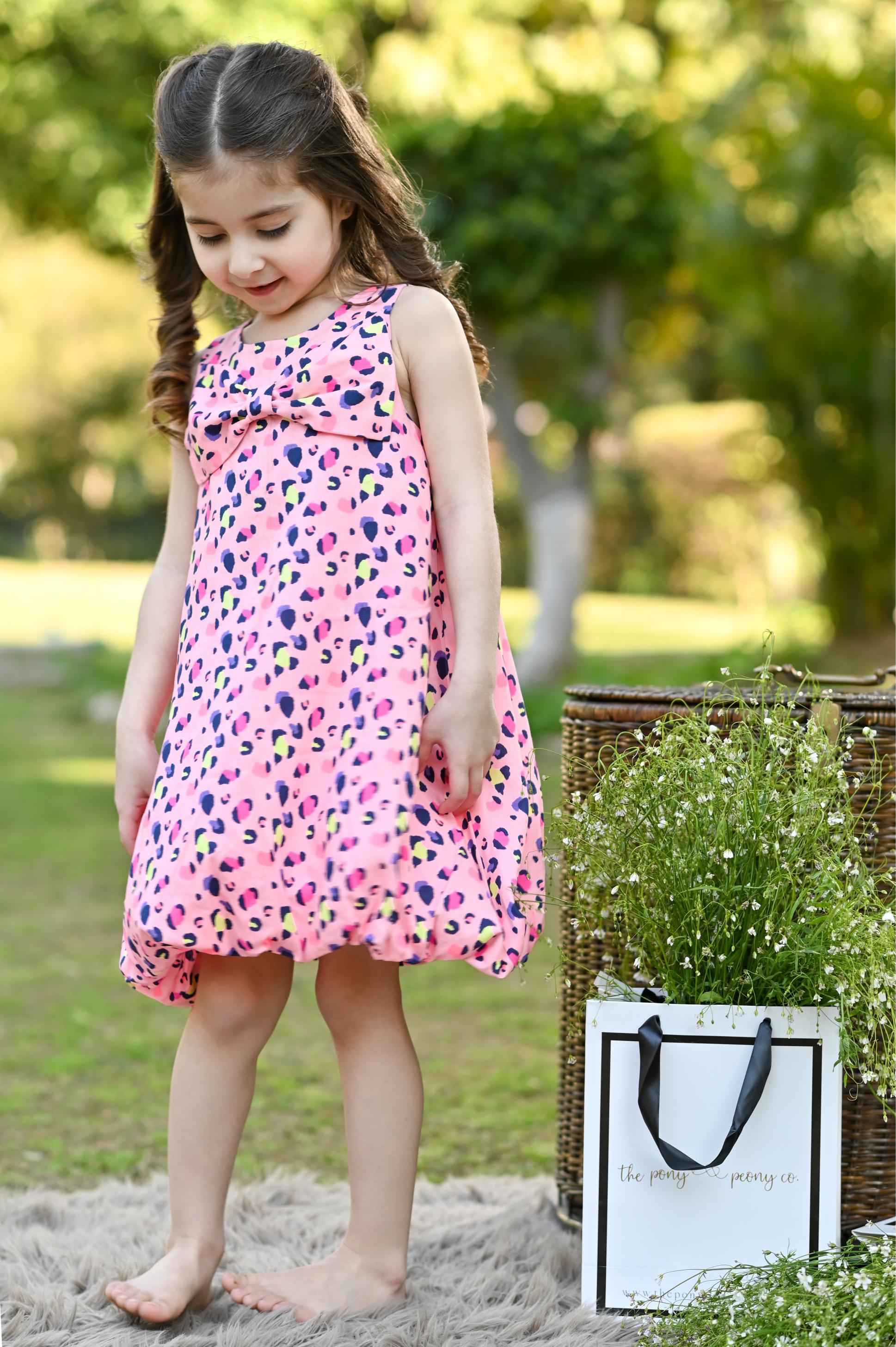 PINK LEOPARD DRESS