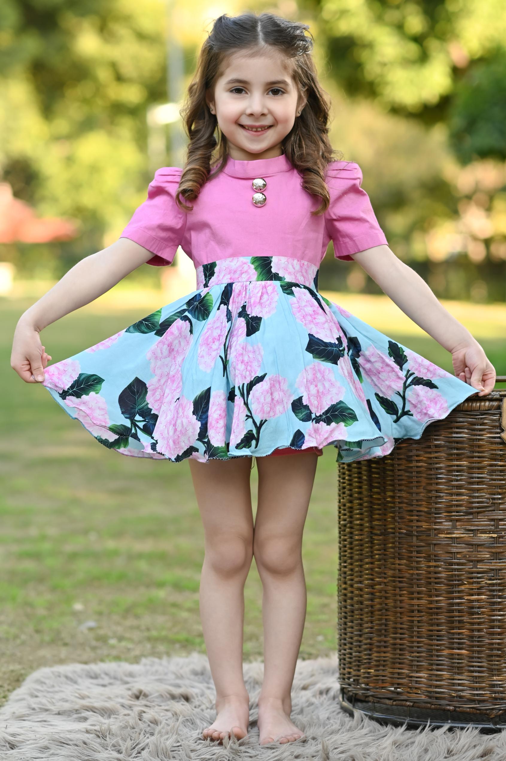 PINK BLUE SKIRT (SKIRT ONLY)