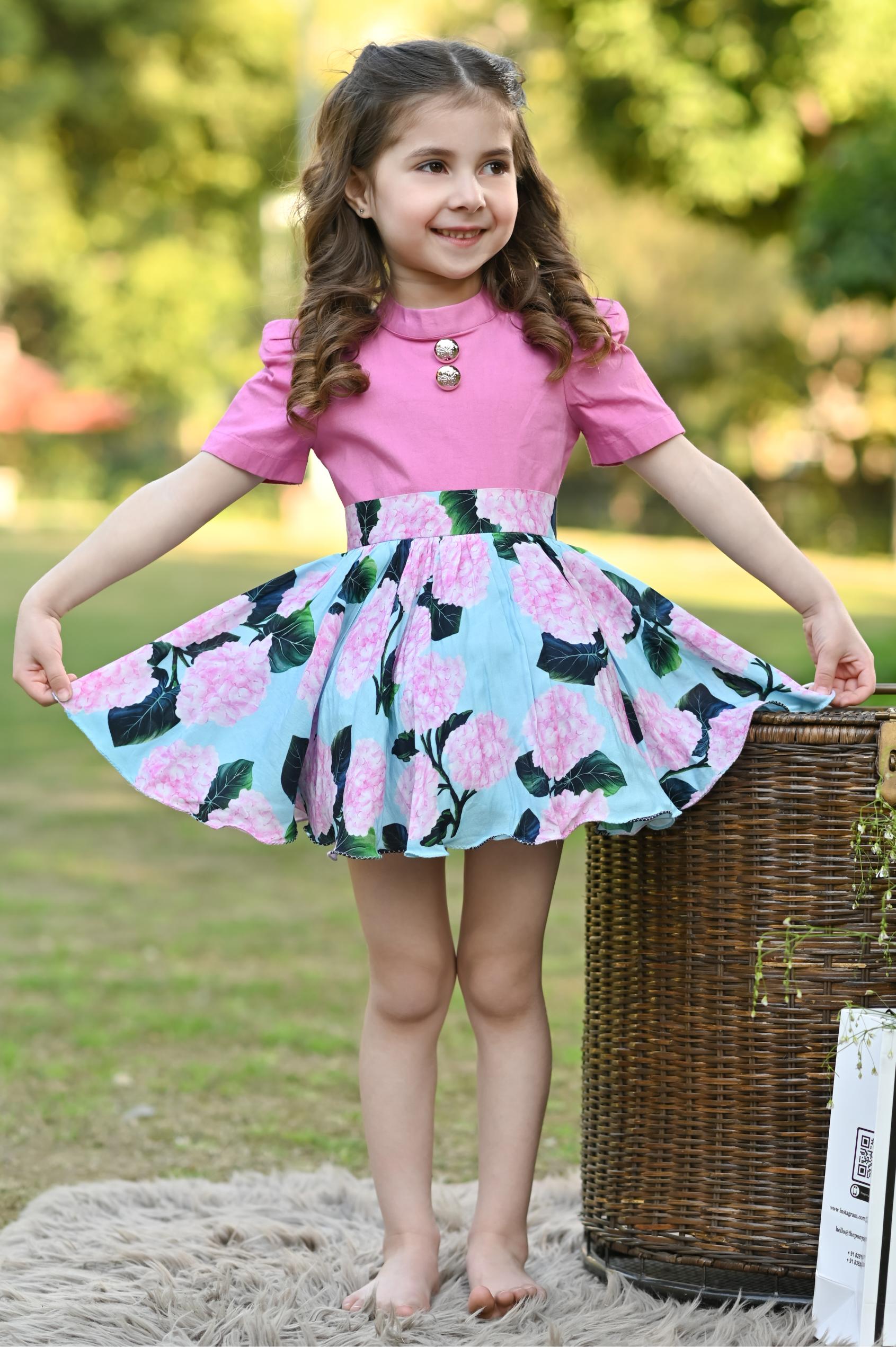 PINK BLUE SKIRT (SKIRT ONLY)