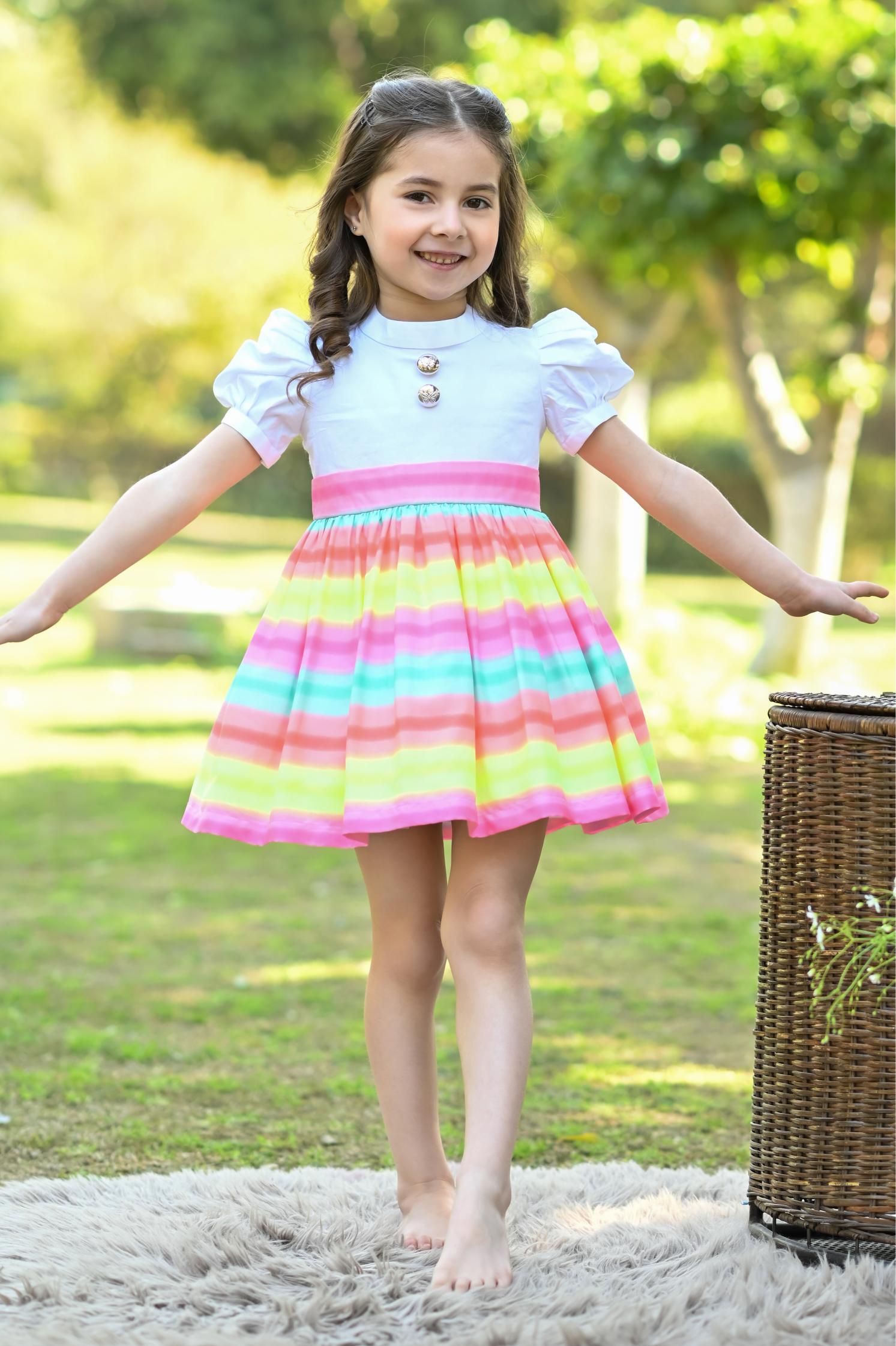 NEON RAINBOW DRESS