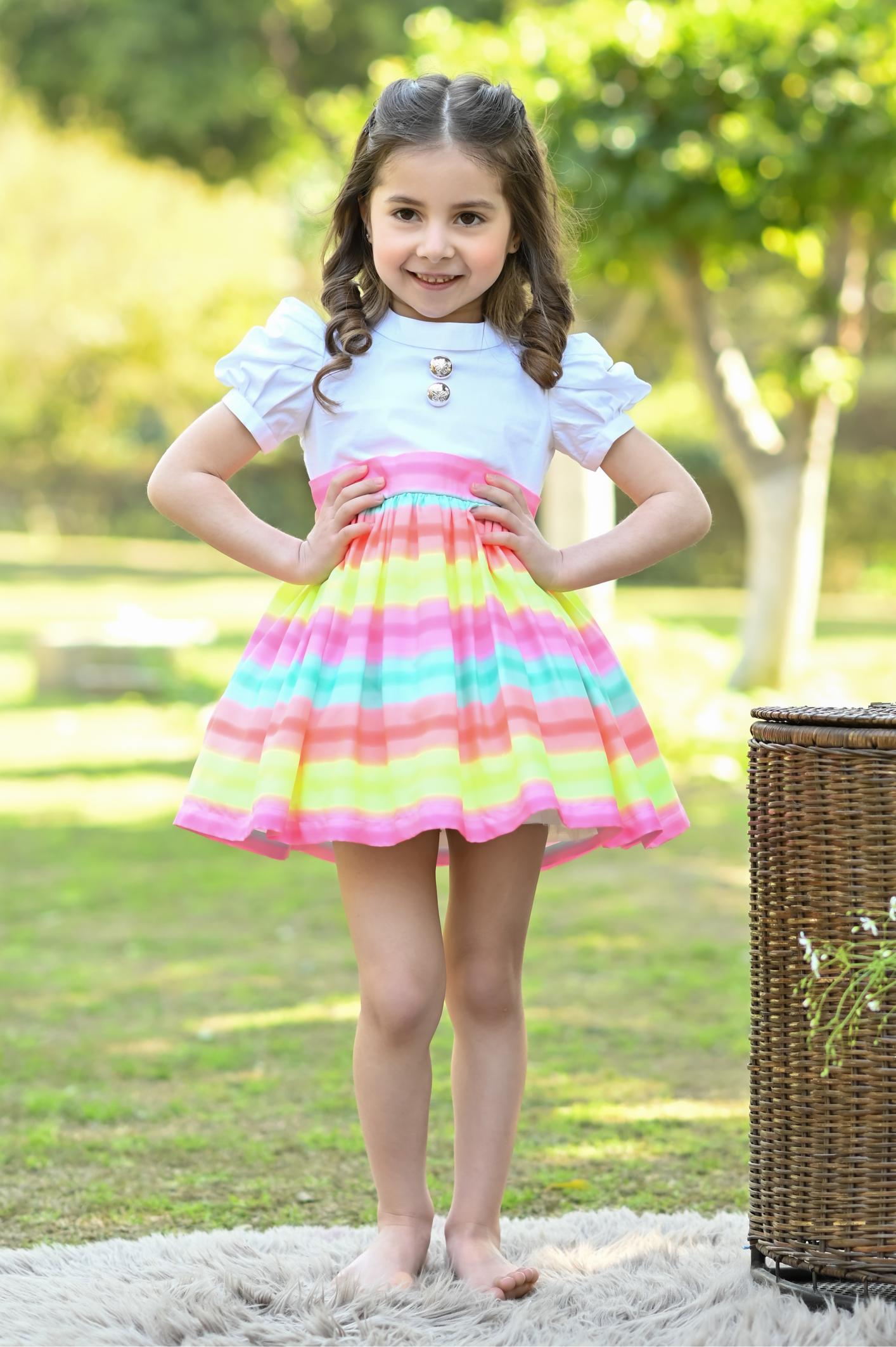 NEON RAINBOW DRESS