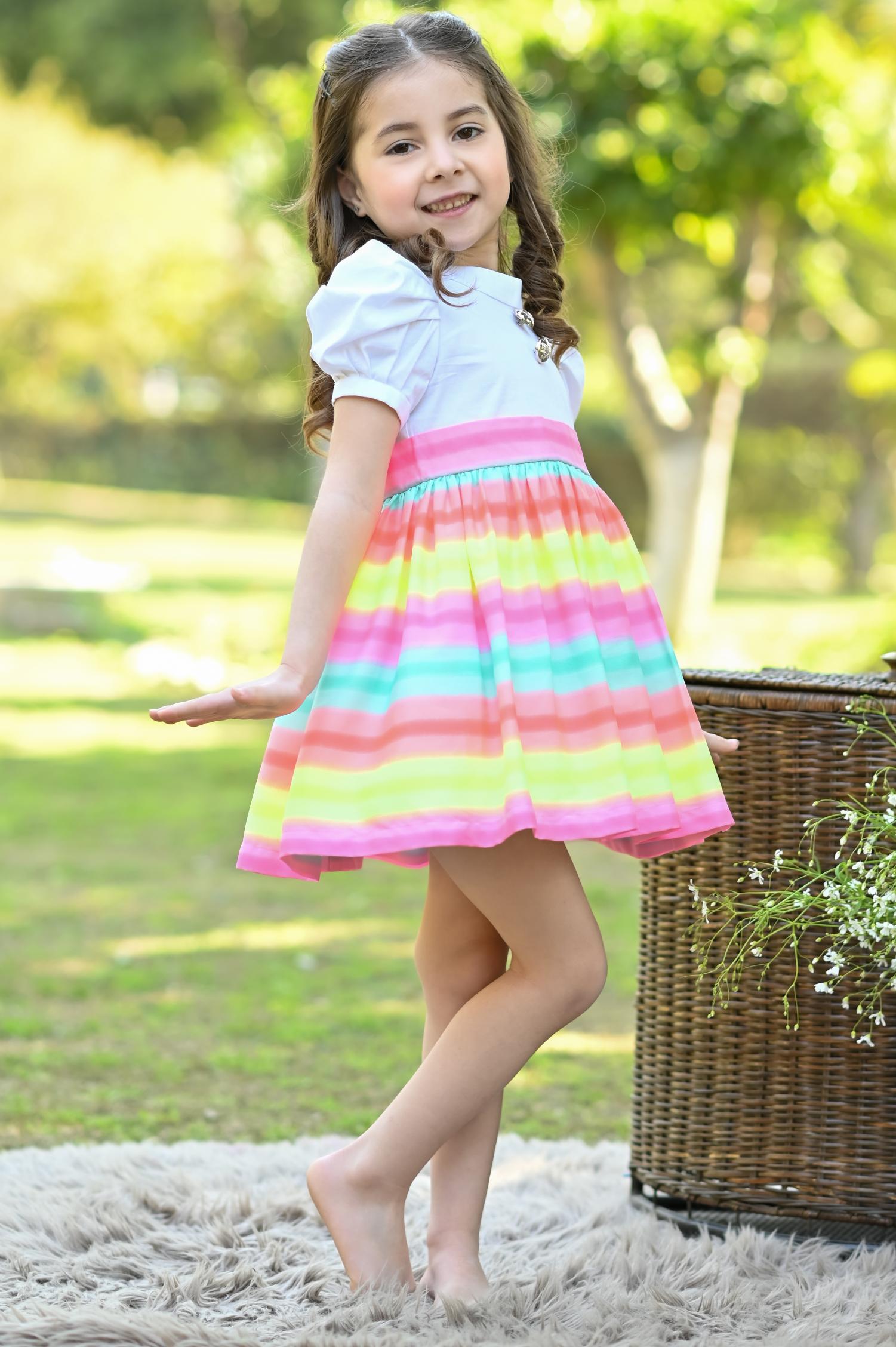 NEON RAINBOW DRESS