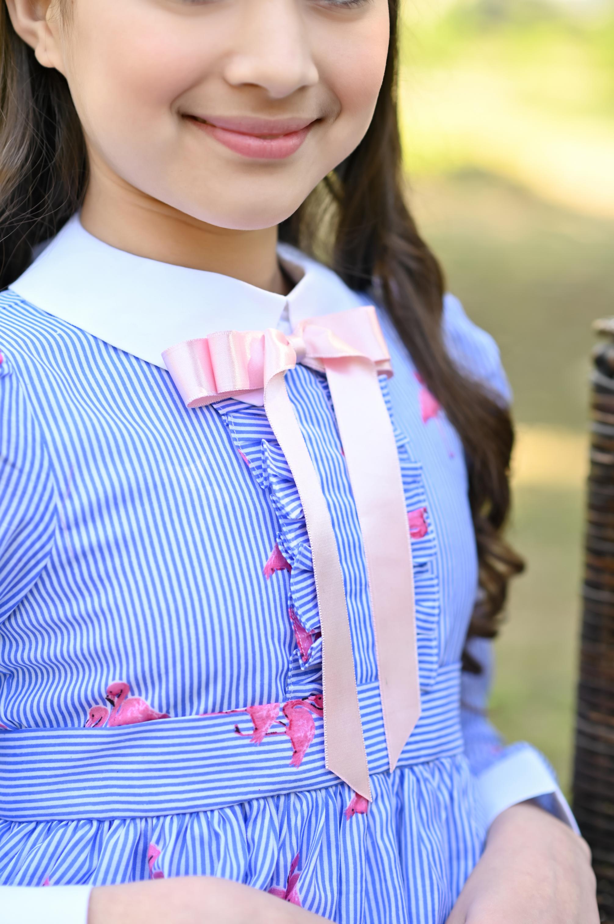 FLAMINGO RIBBON DRESS- Sale