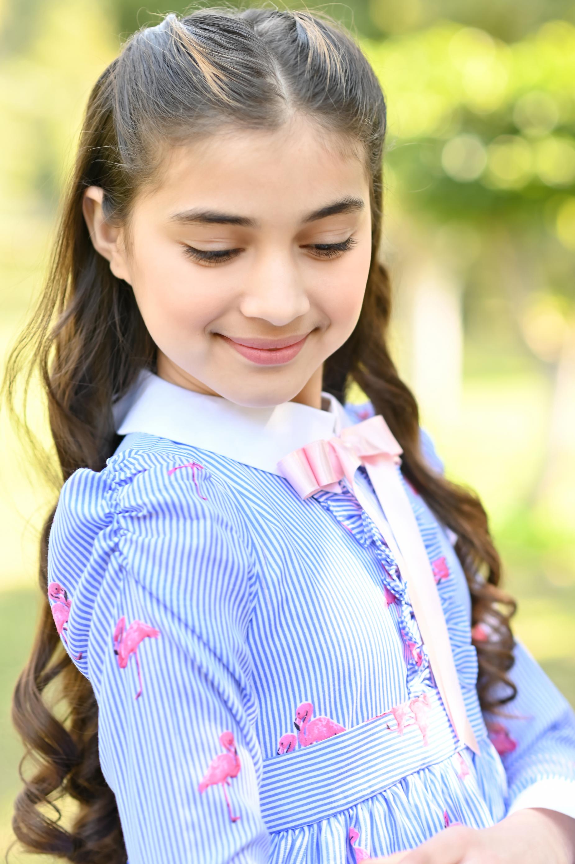 FLAMINGO RIBBON DRESS- Sale