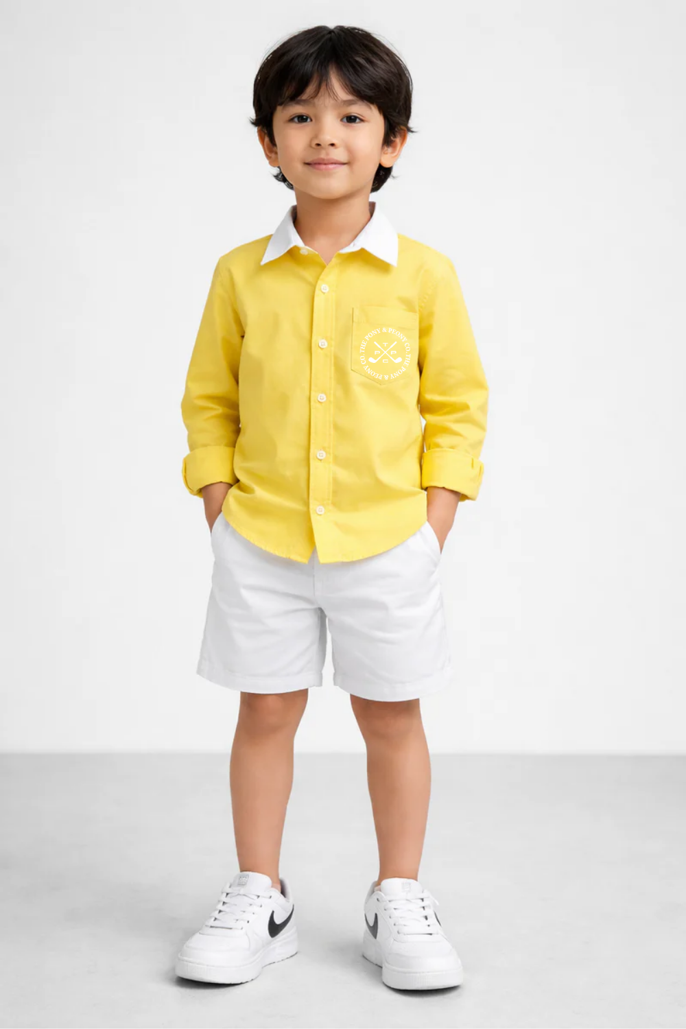 TPPC GOLF DENIM SHIRT - YELLOW