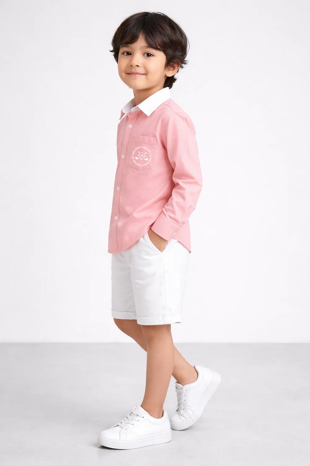 TPPC GOLF DENIM SHIRT - PINK