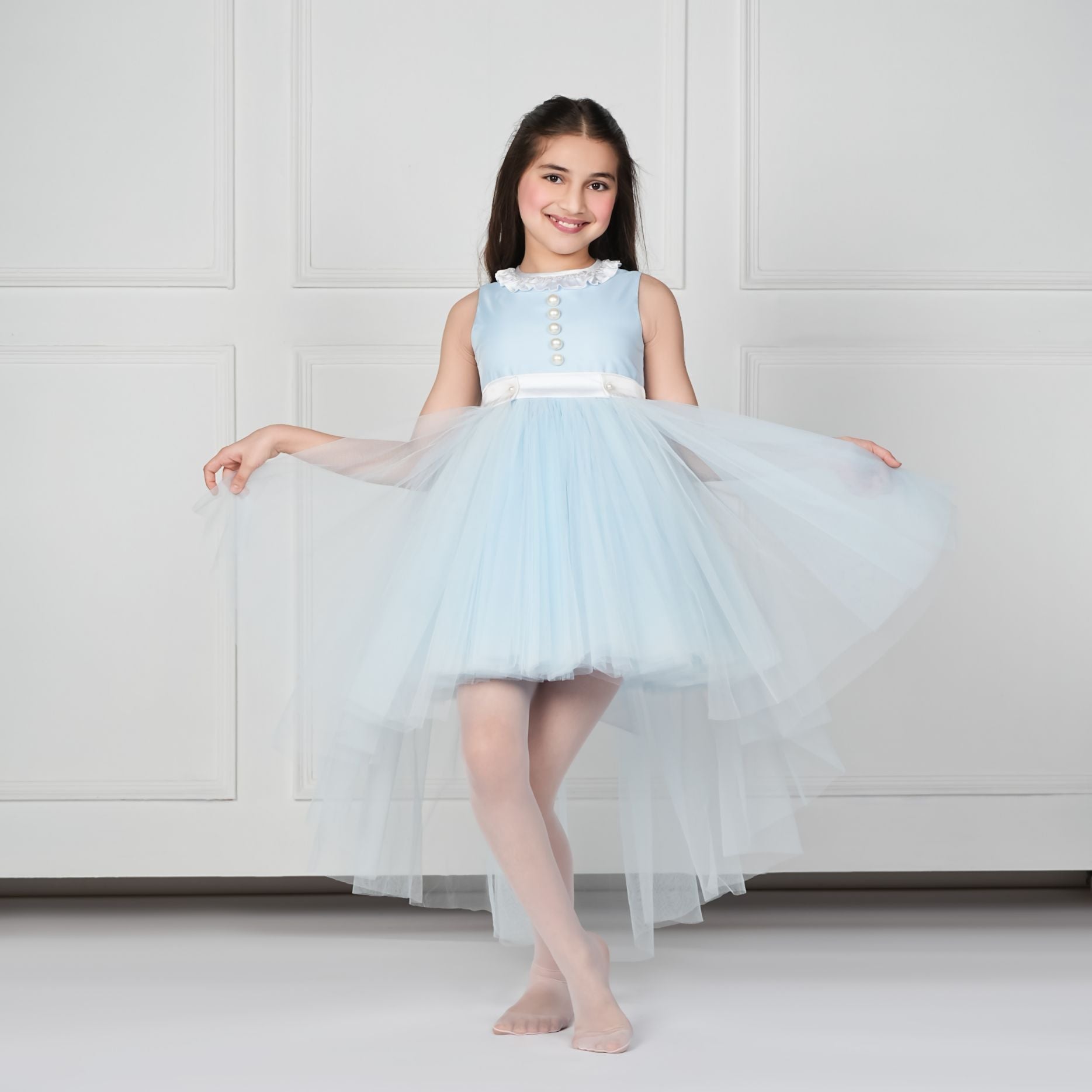 CINDY DRESS - BLUE