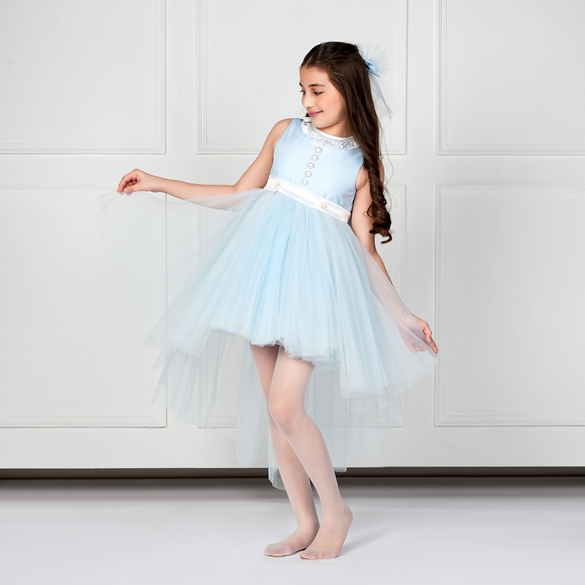 CINDY DRESS - BLUE