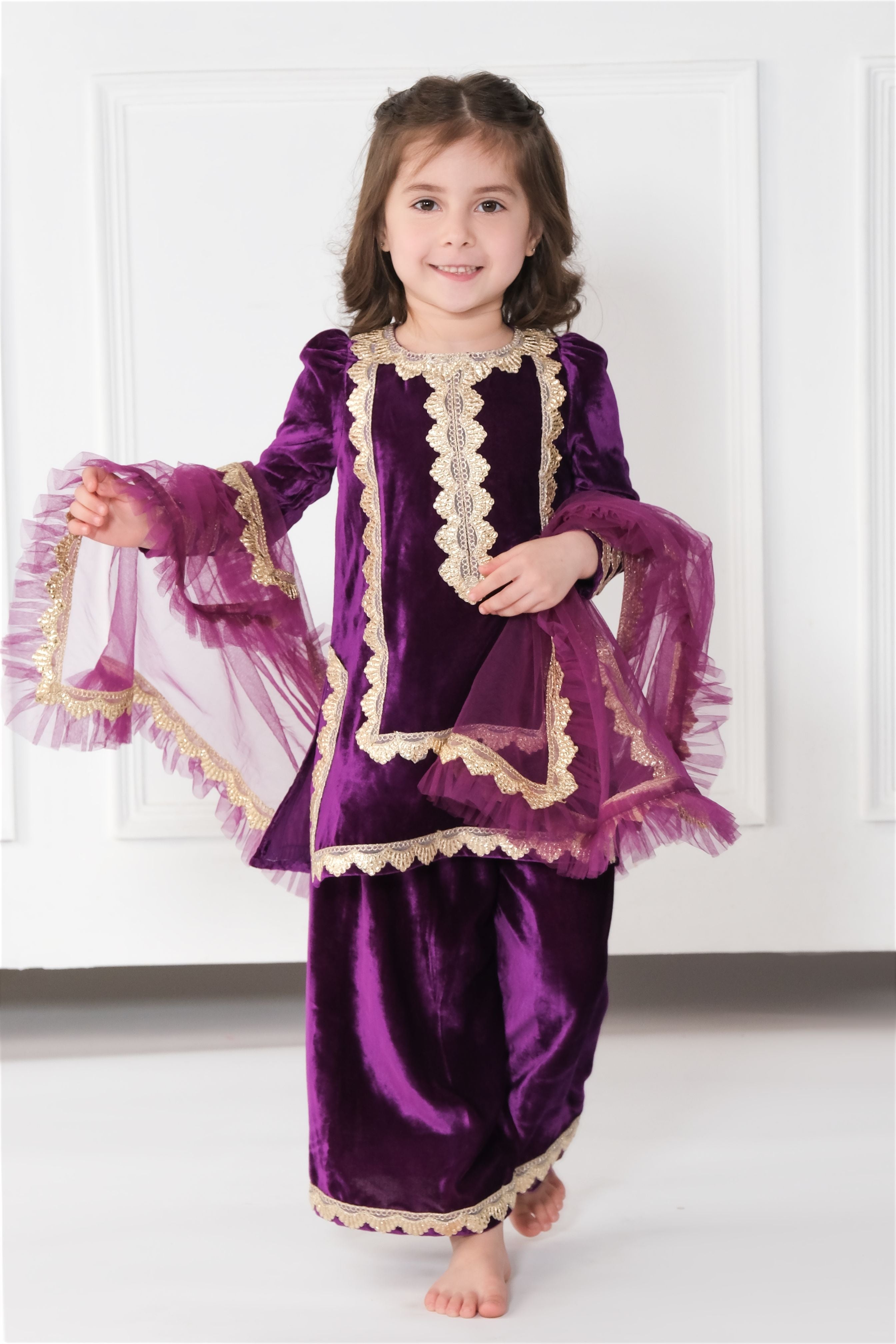VIOLET VELVET SET