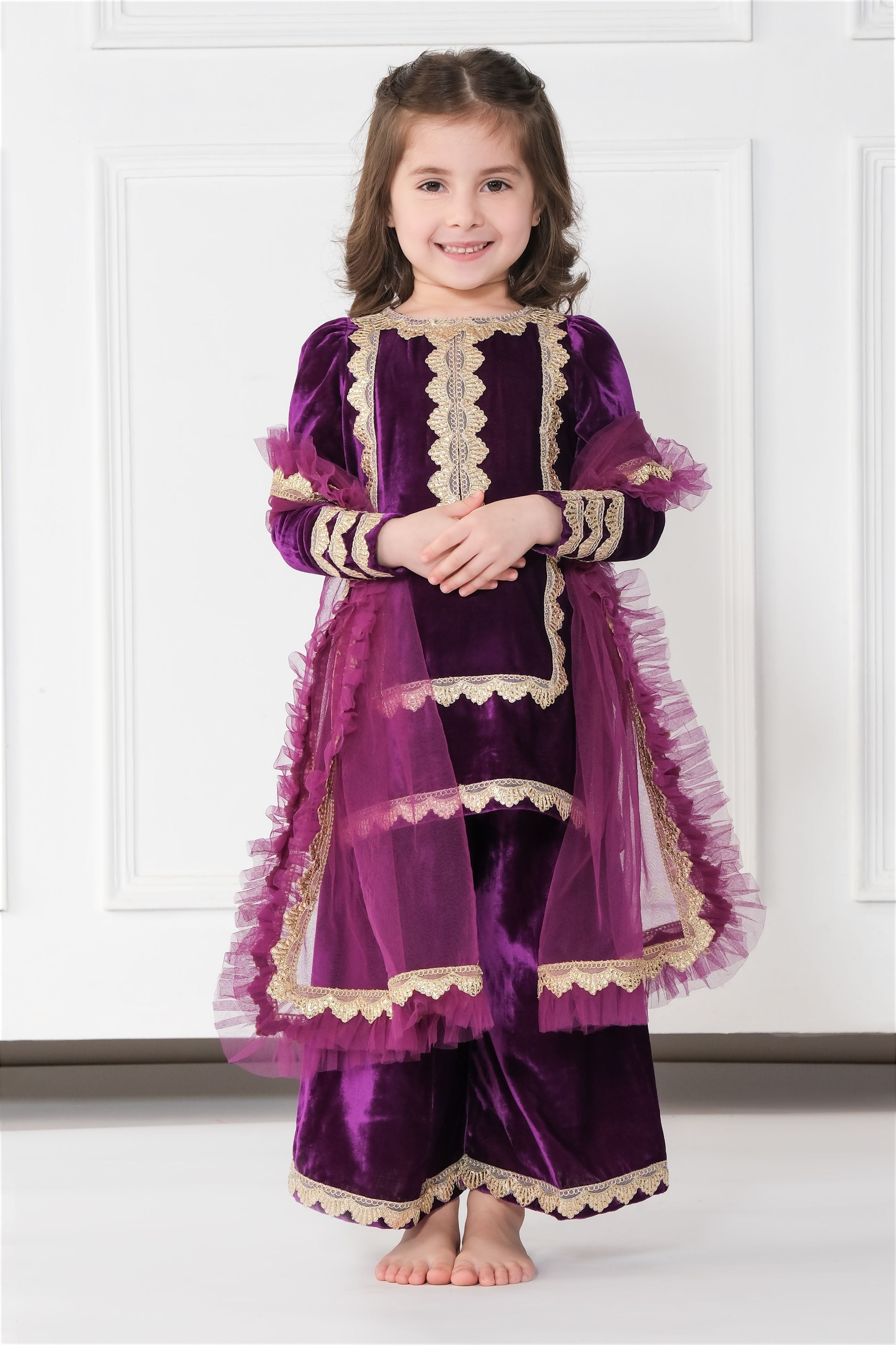 VIOLET VELVET SET