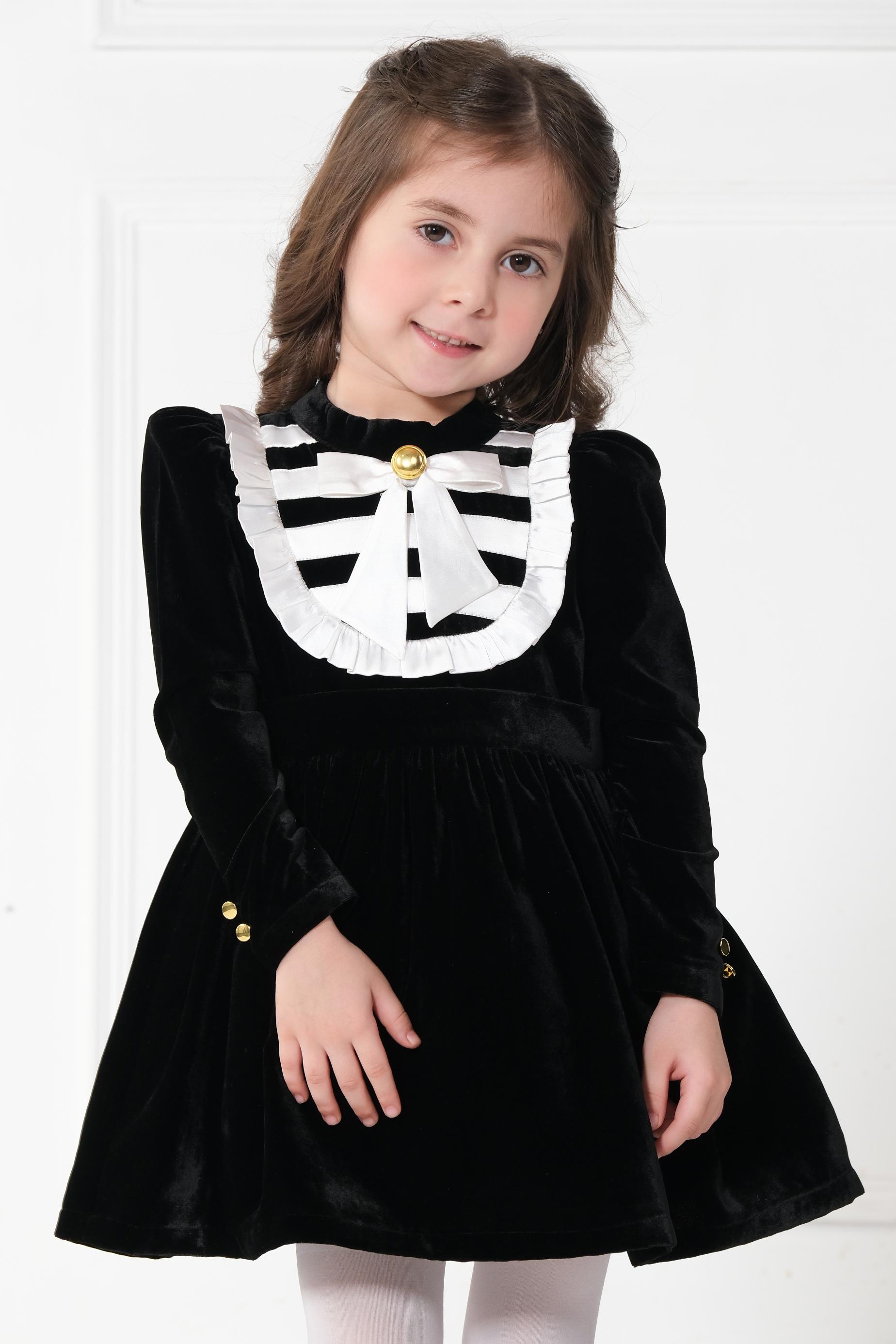 BLACK VELVET DRESS