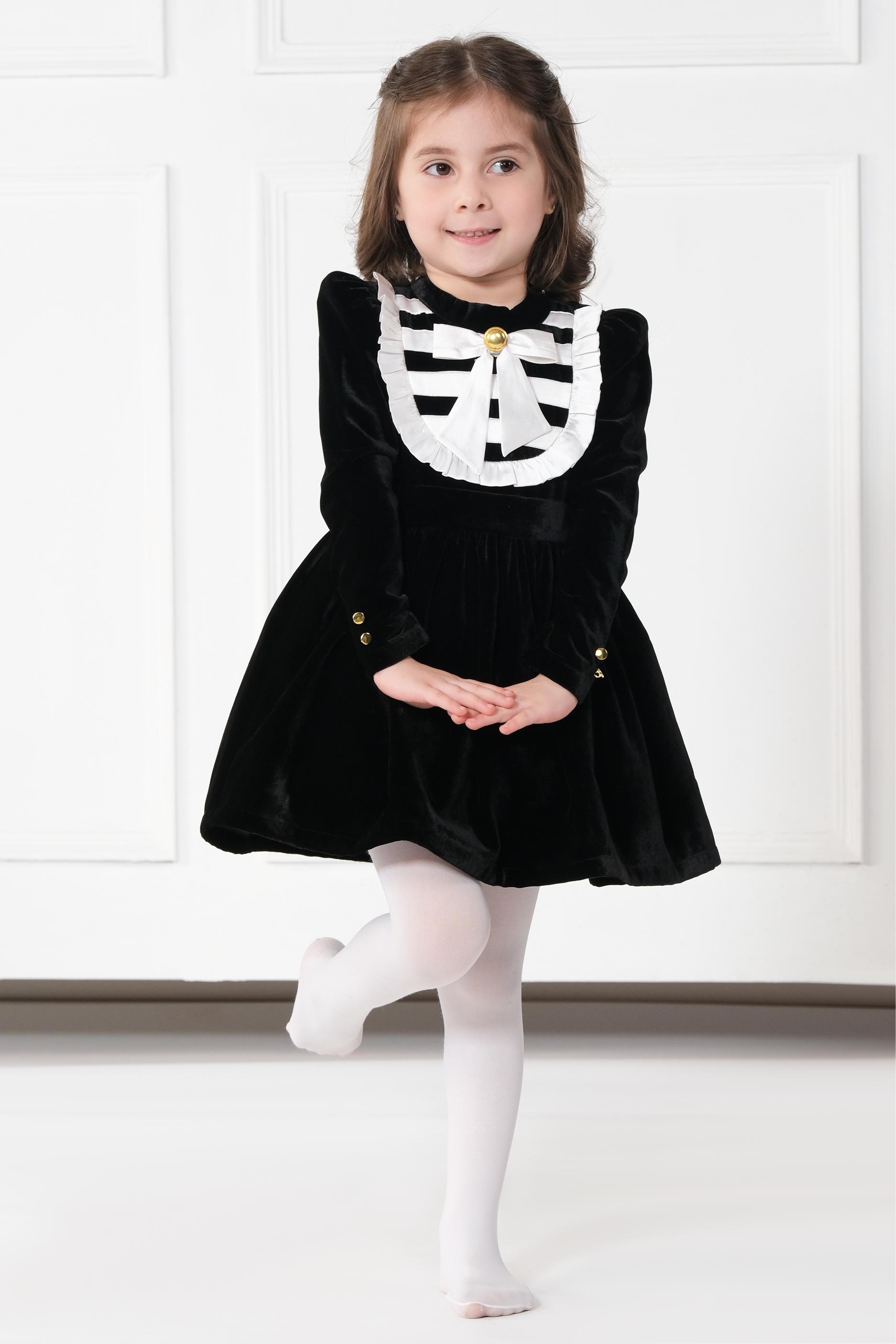 BLACK VELVET DRESS